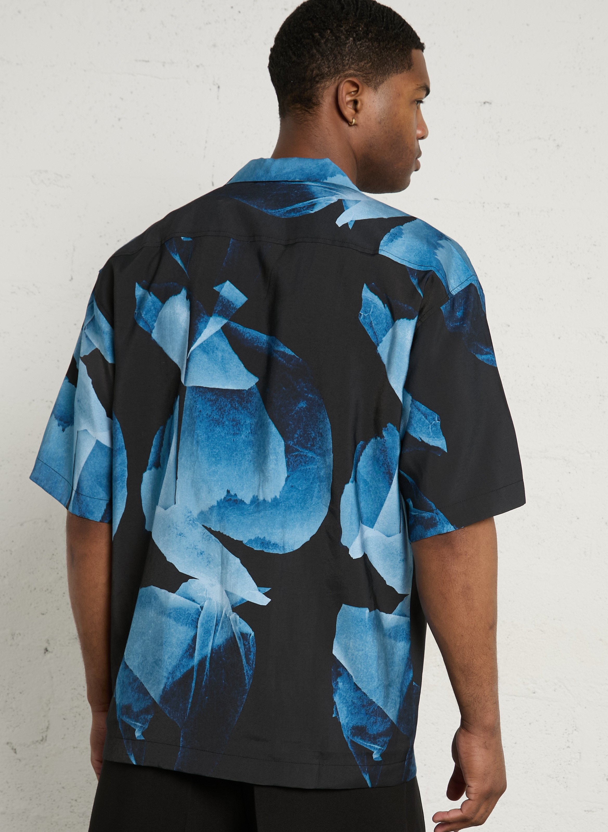 Chemise regular-fit col cubain imprimée MINIMUM Multicolore