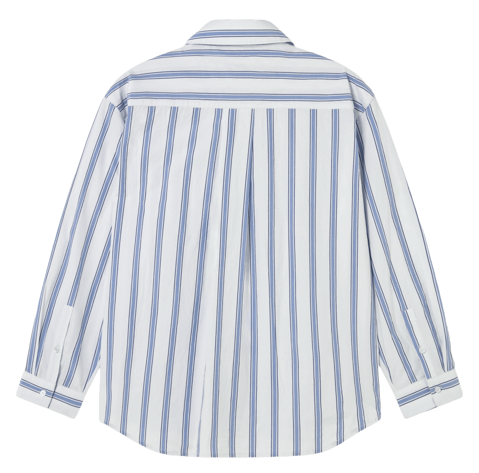Loose-fit striped cotton shirt THE TINY BIG SISTER Blue