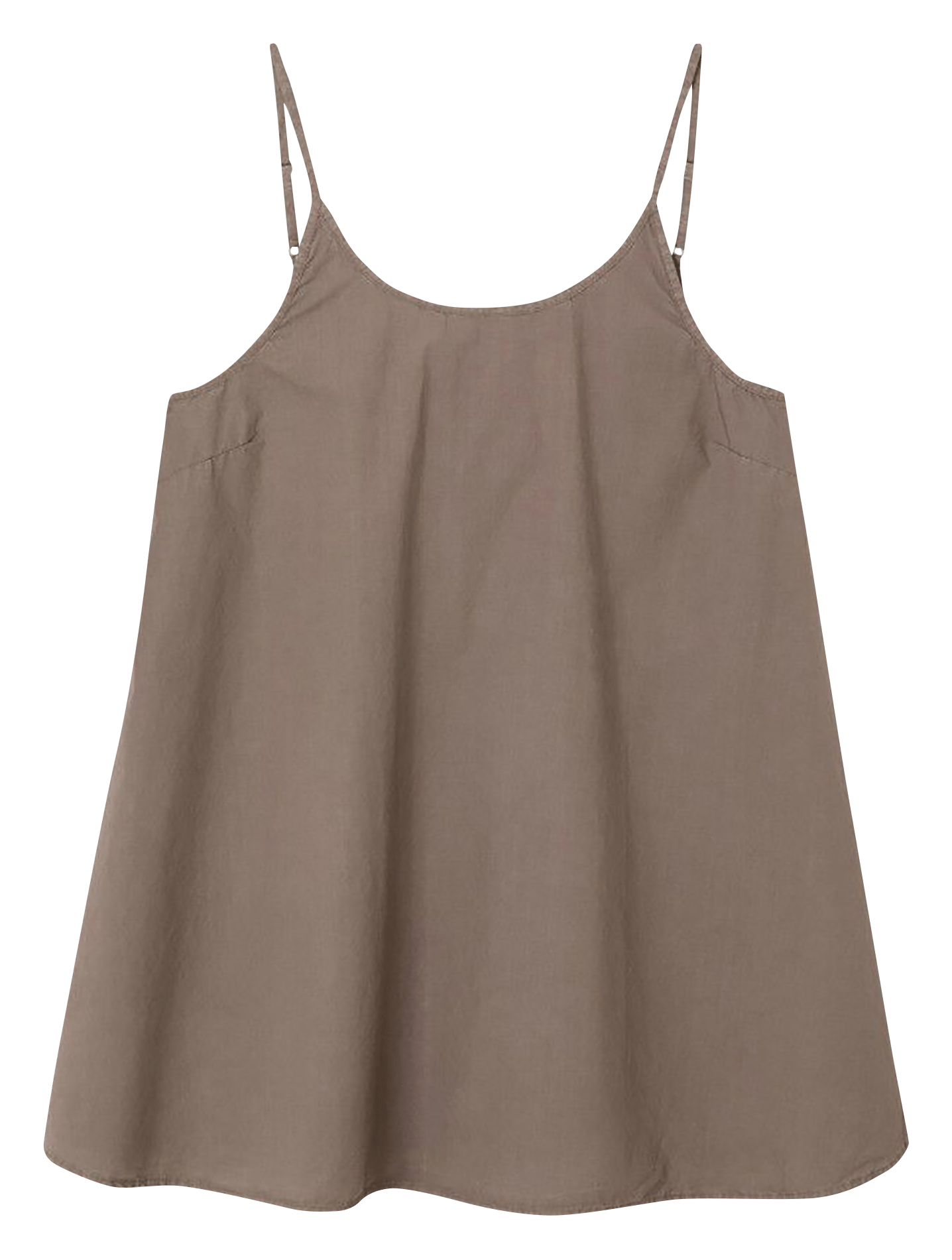 Short strappy dress AMERICAN VINTAGE Grey
