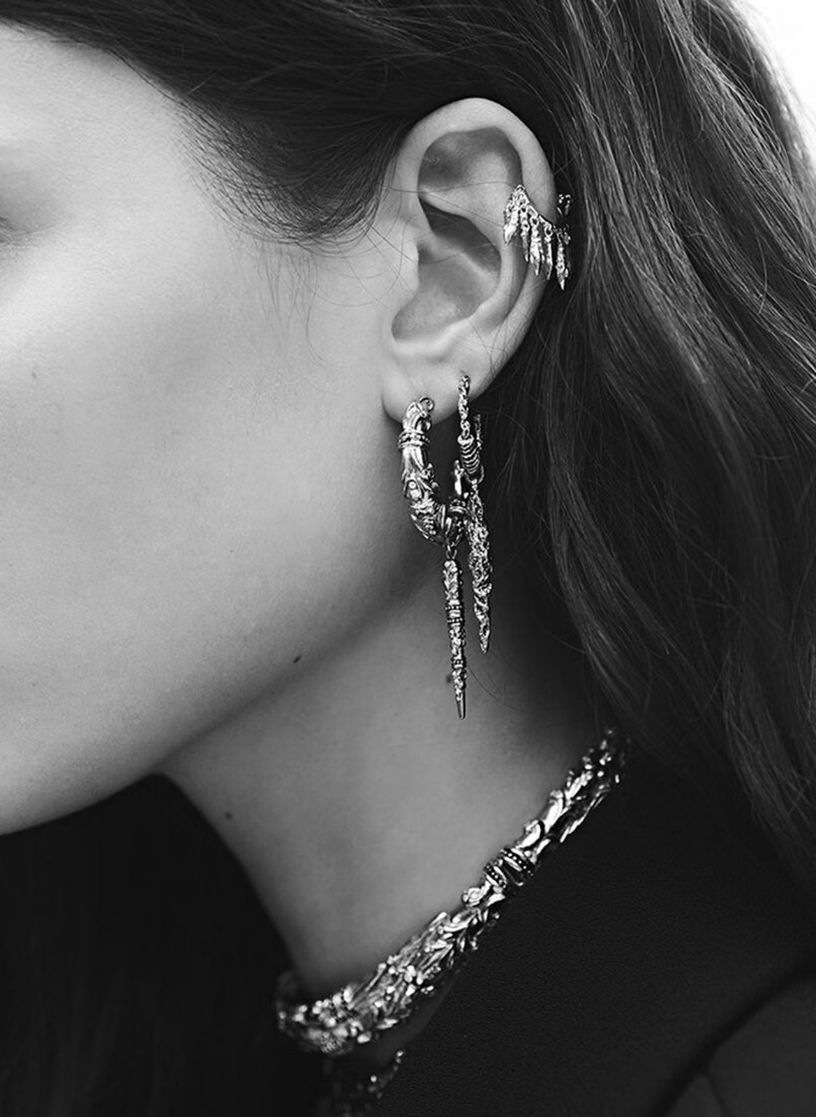 Boucle d'oreille BA&SH Doré