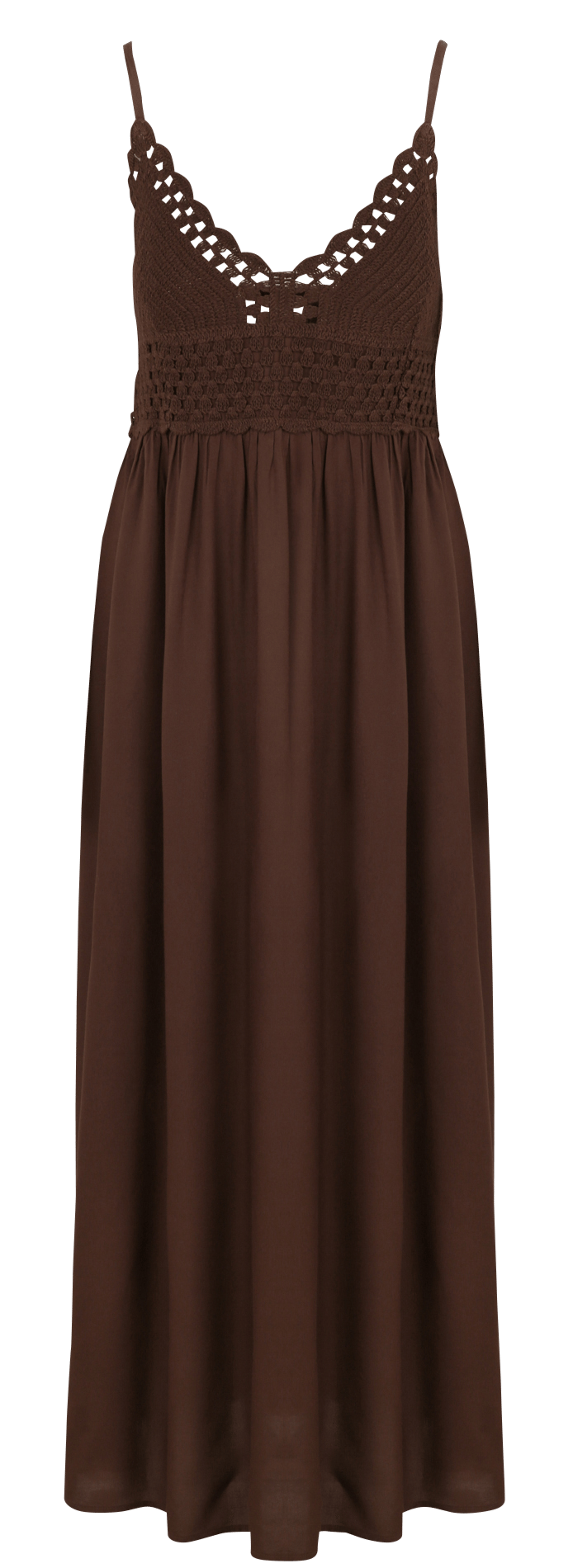 V-neck cotton midi dress MAISON 123 Beige