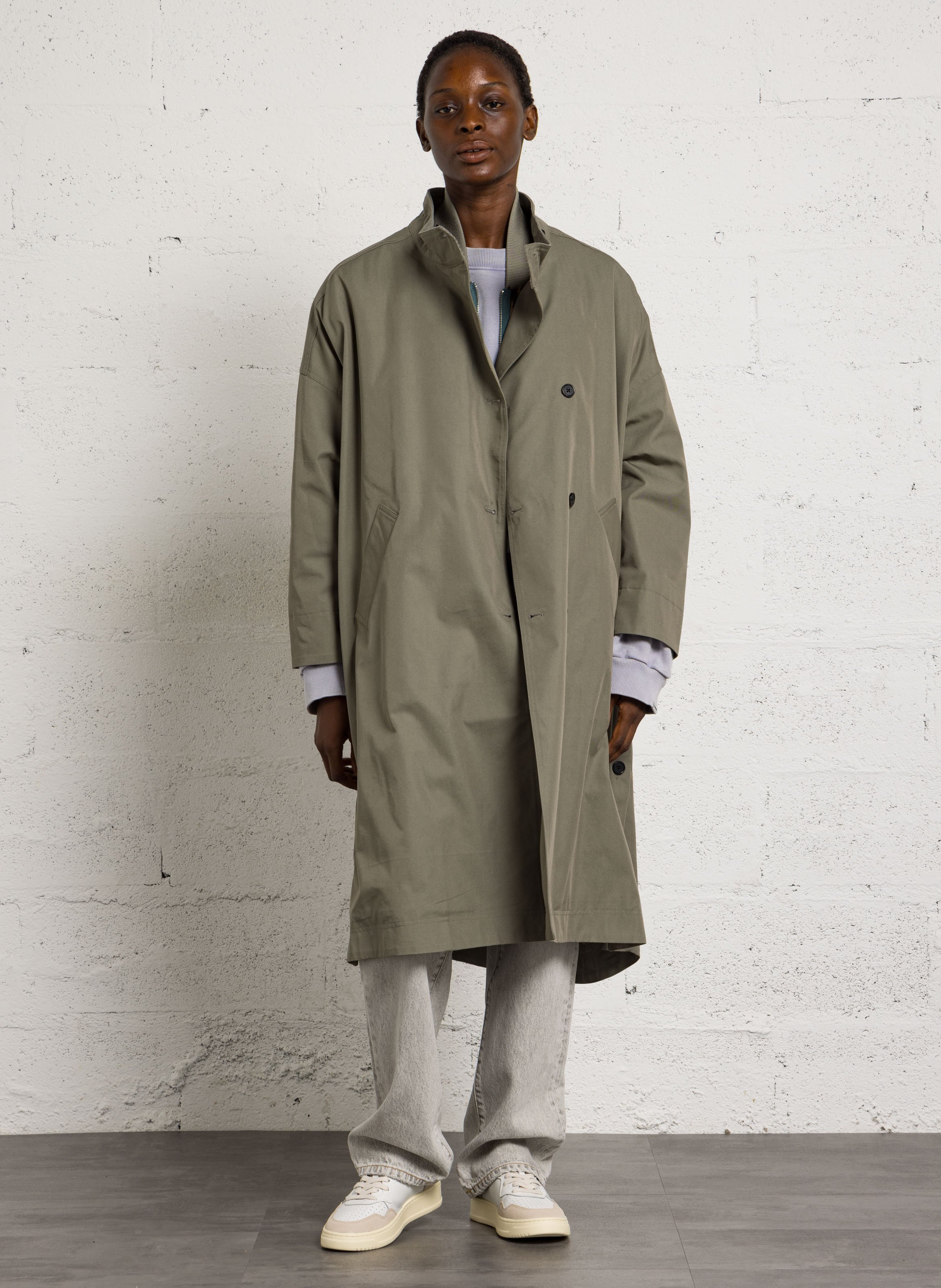 Belted coat BELLEROSE Green