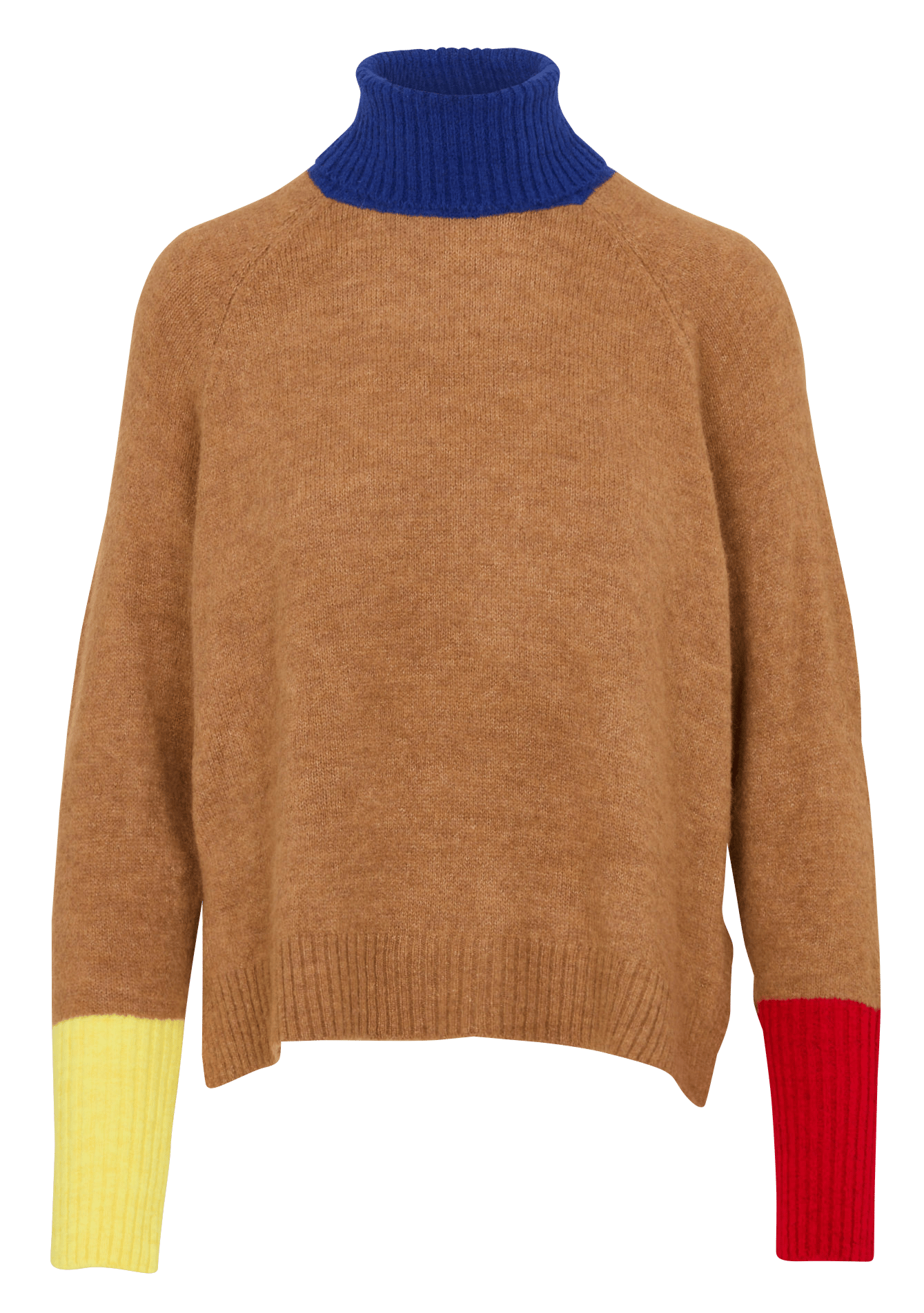 Pull ample col roulé DR BLOOM Marron