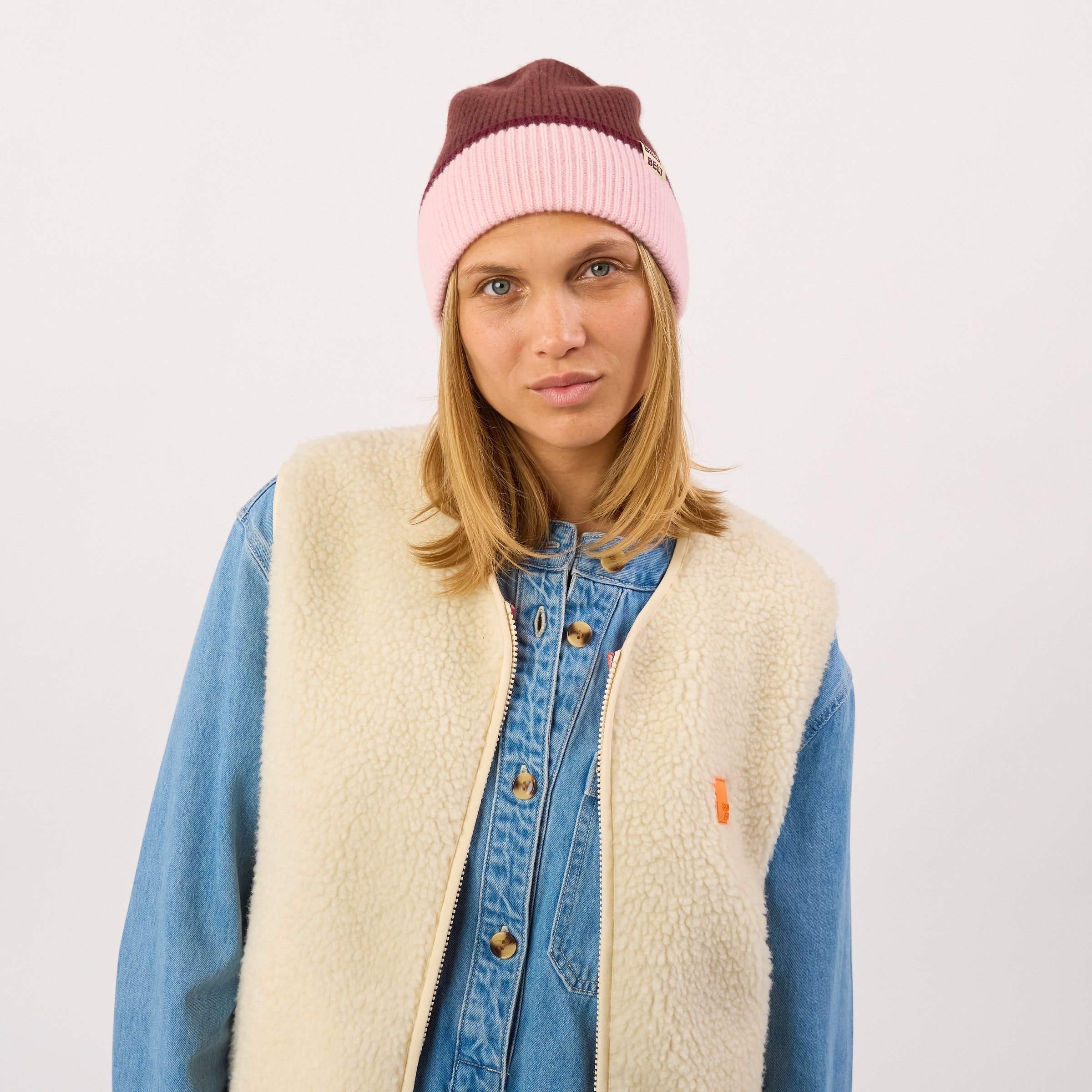 Wool hat BILLYBELT Brown