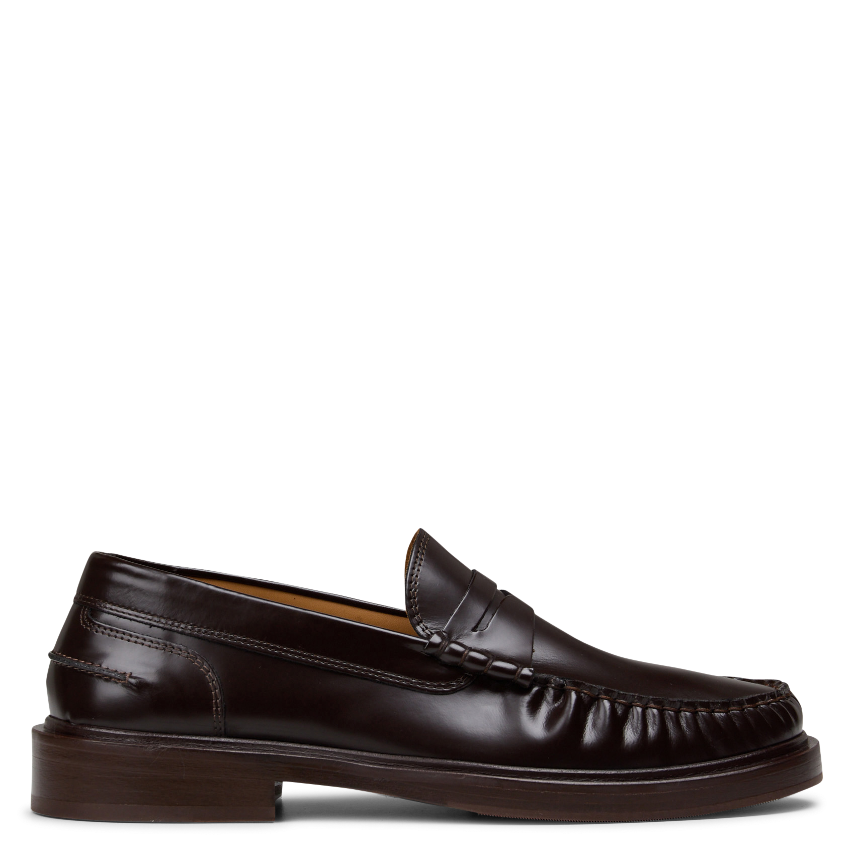 Mocassins plissées en cuir BOBBIES