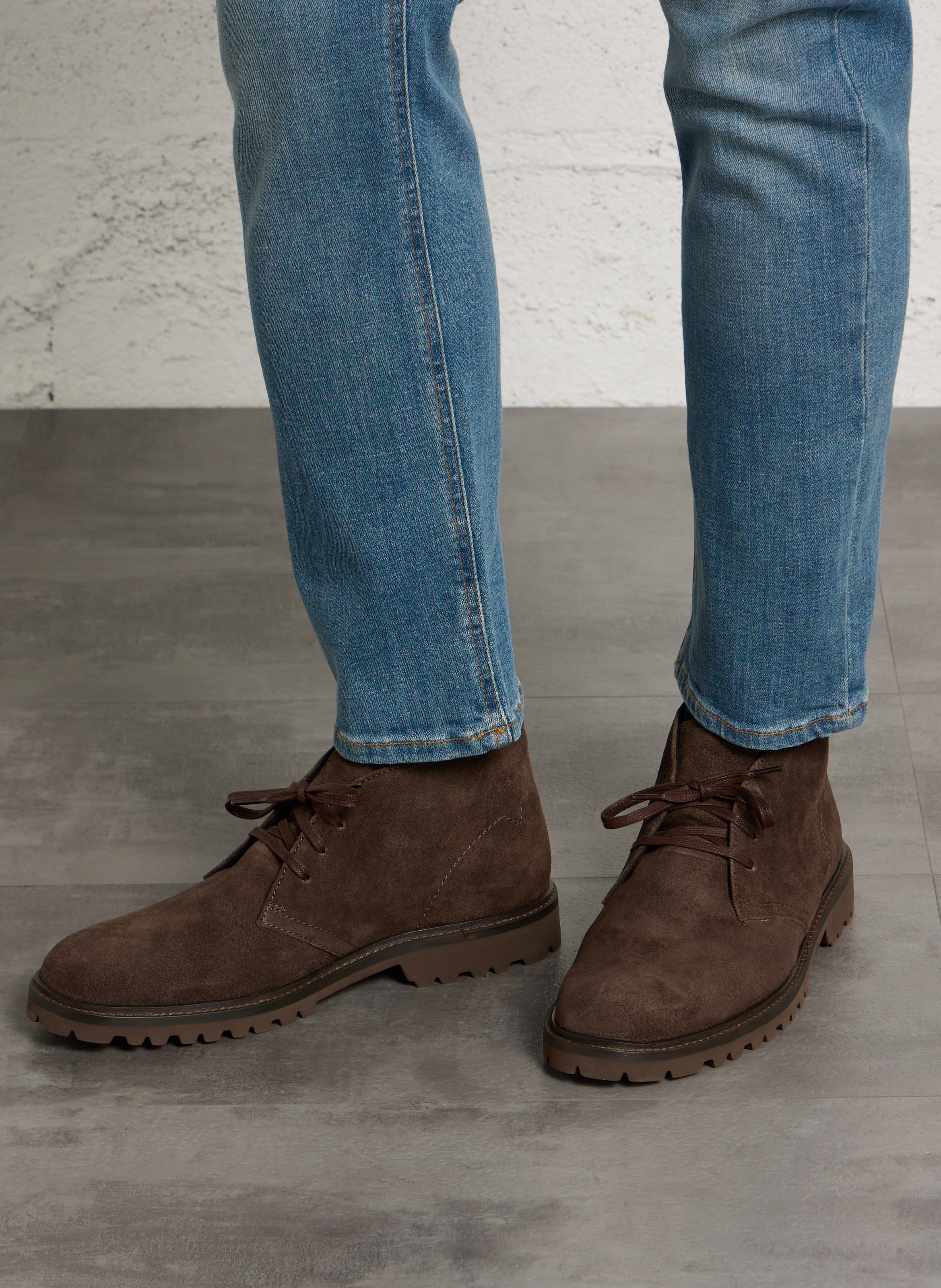 Lederboots CLARKS Braun