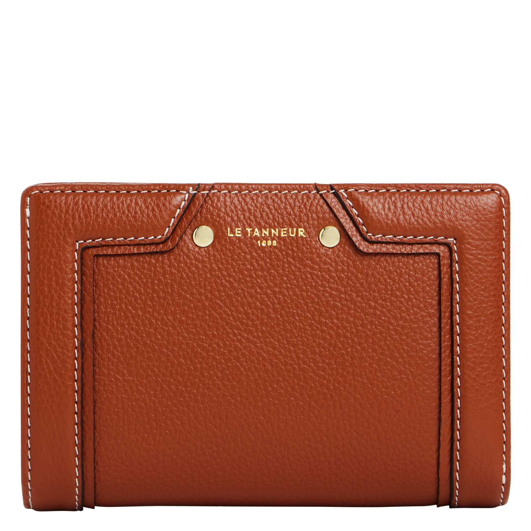 Portefeuille compact en cuir  LE TANNEUR