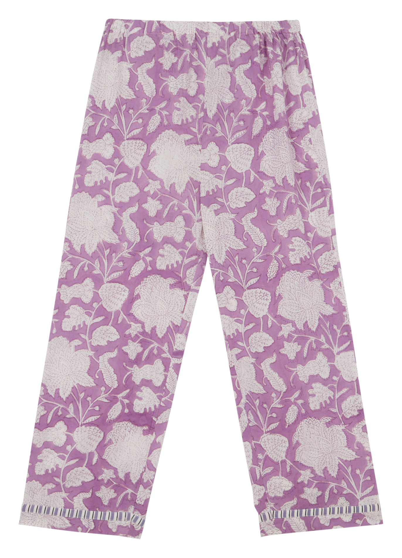 Pyjama imprimé en coton  - 15 ANS - EDITION LIMITEE LUCAS DU TERTRE Violet