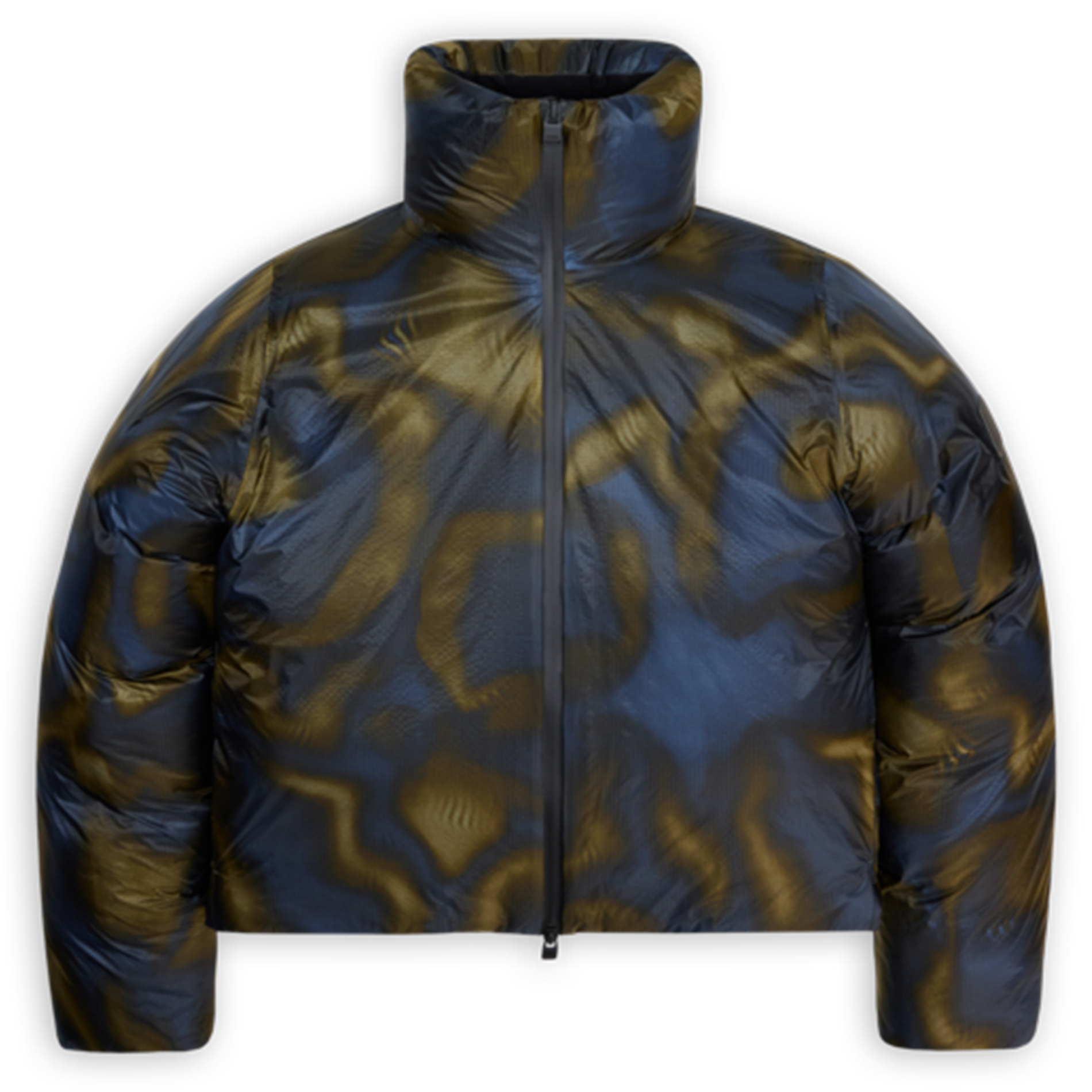 Cropped quilted padded jacket RAINS Multicolored