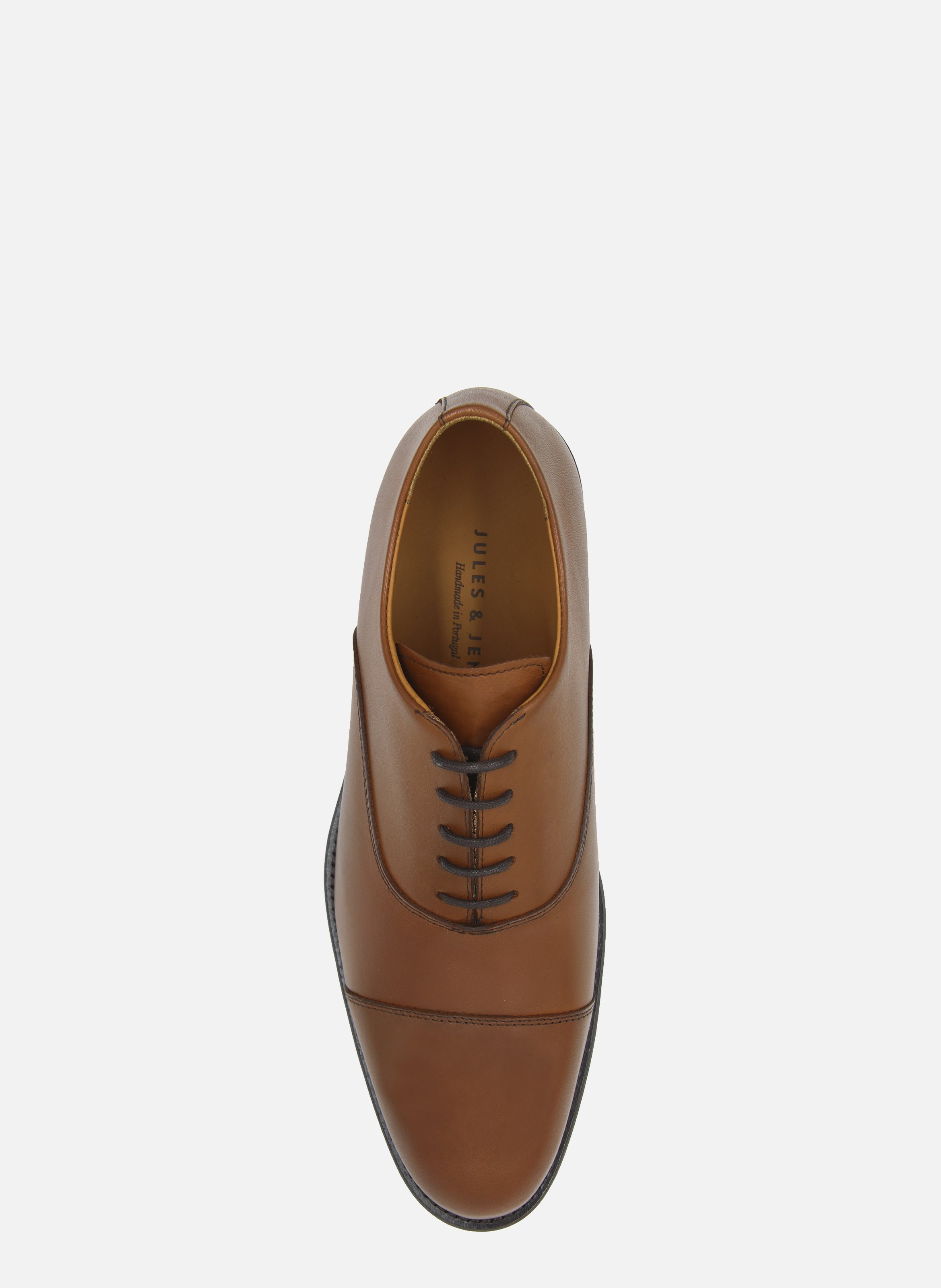Leather Oxford Richelieu shoes JULES & JENN Brown