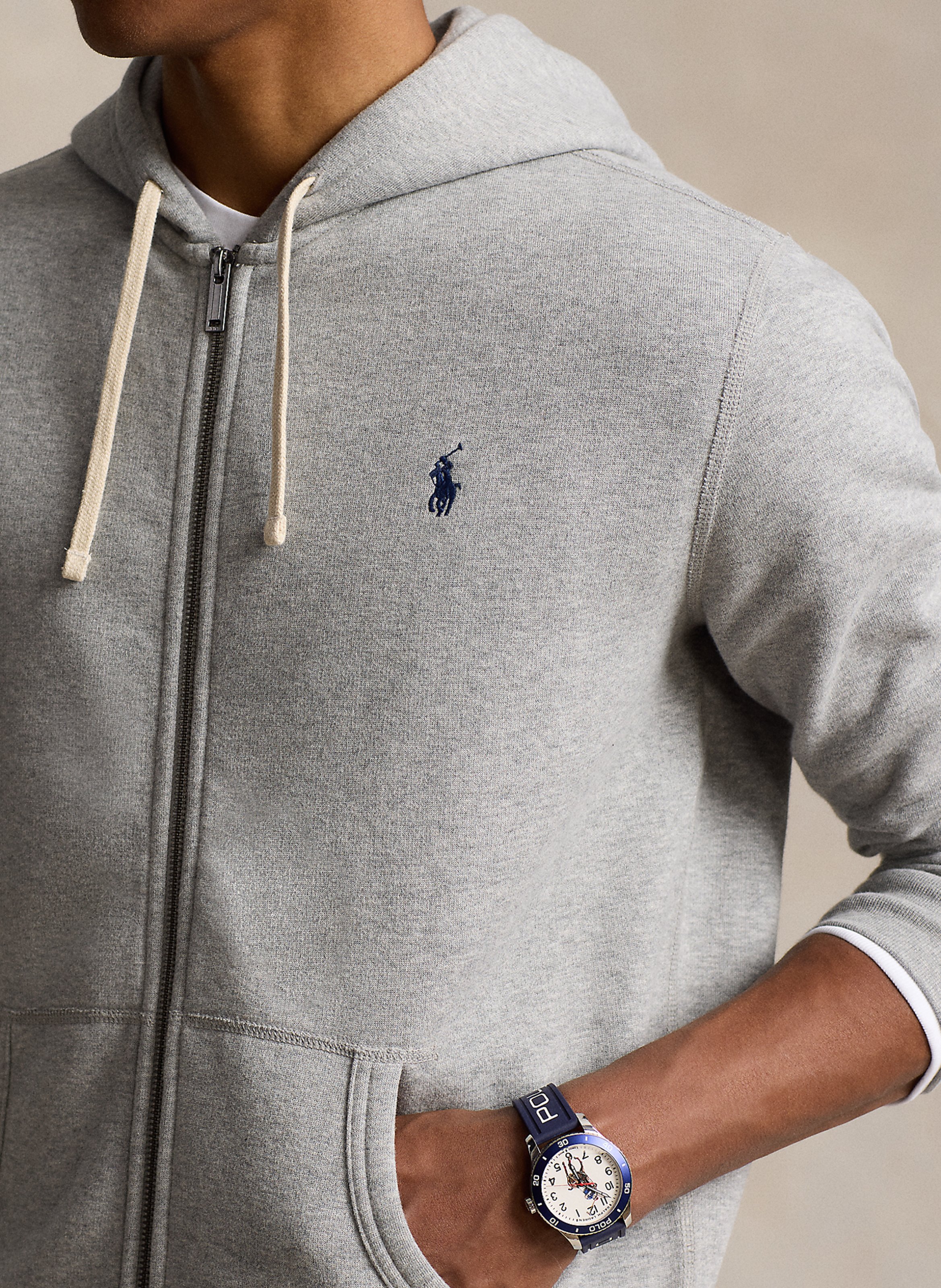 Sweat à capuche en coton mélangé POLO RALPH LAUREN Multicolore