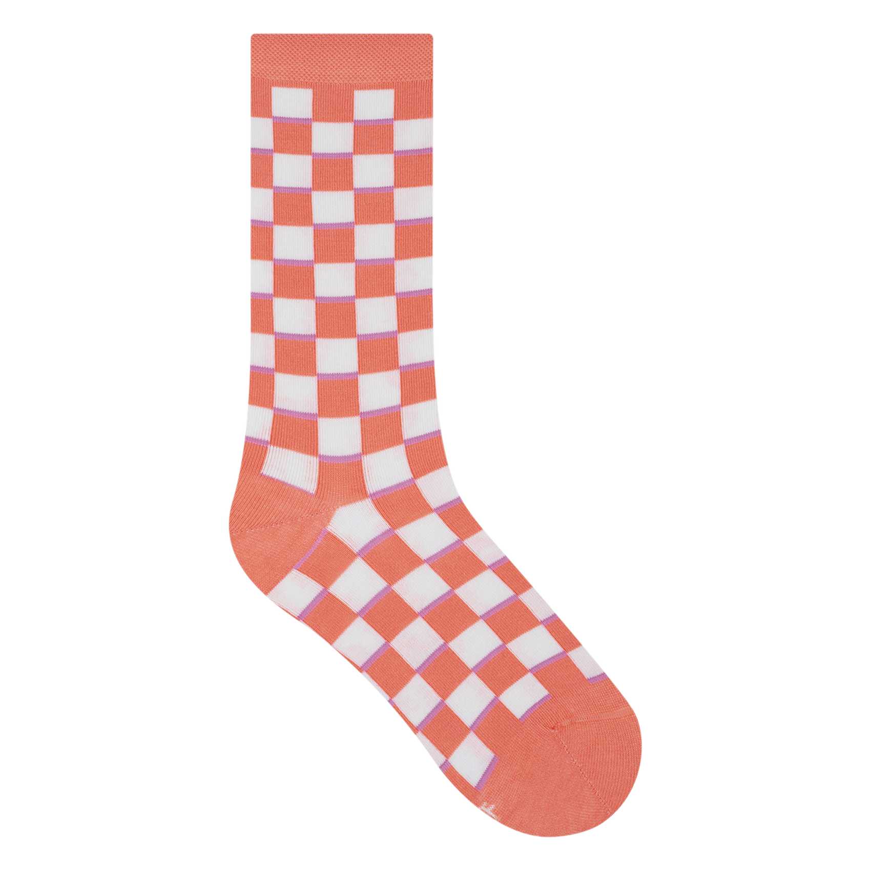 Printed cotton-blend socks BLEUFORET Orange