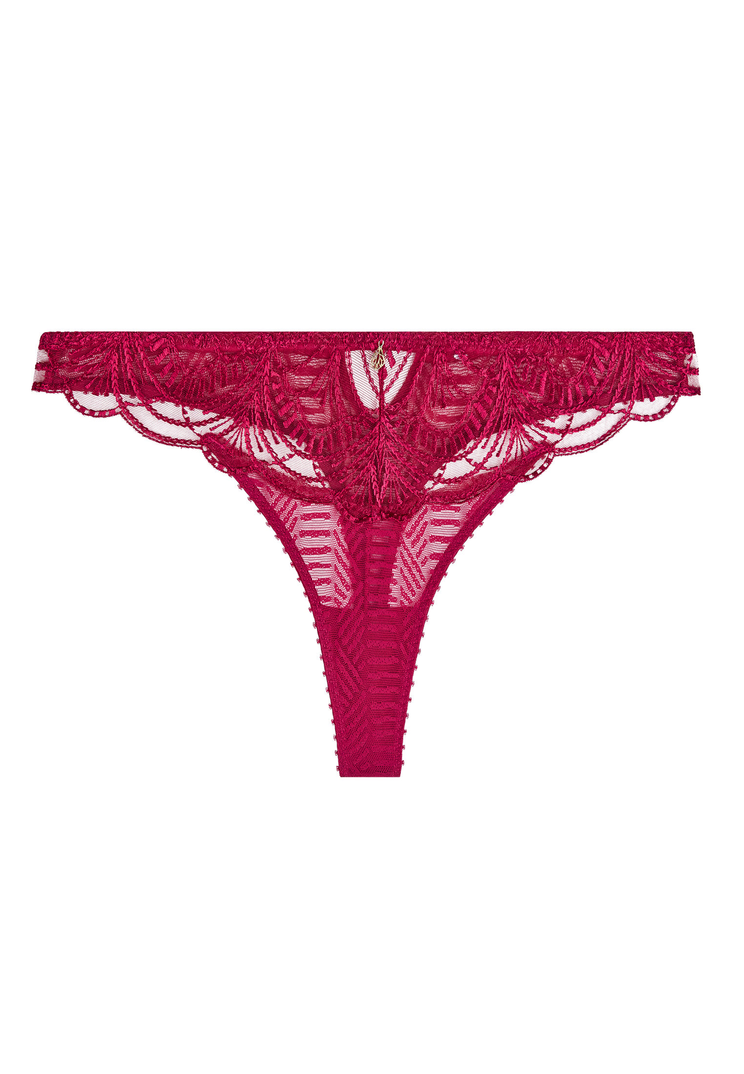 Cotton tanga AUBADE Red