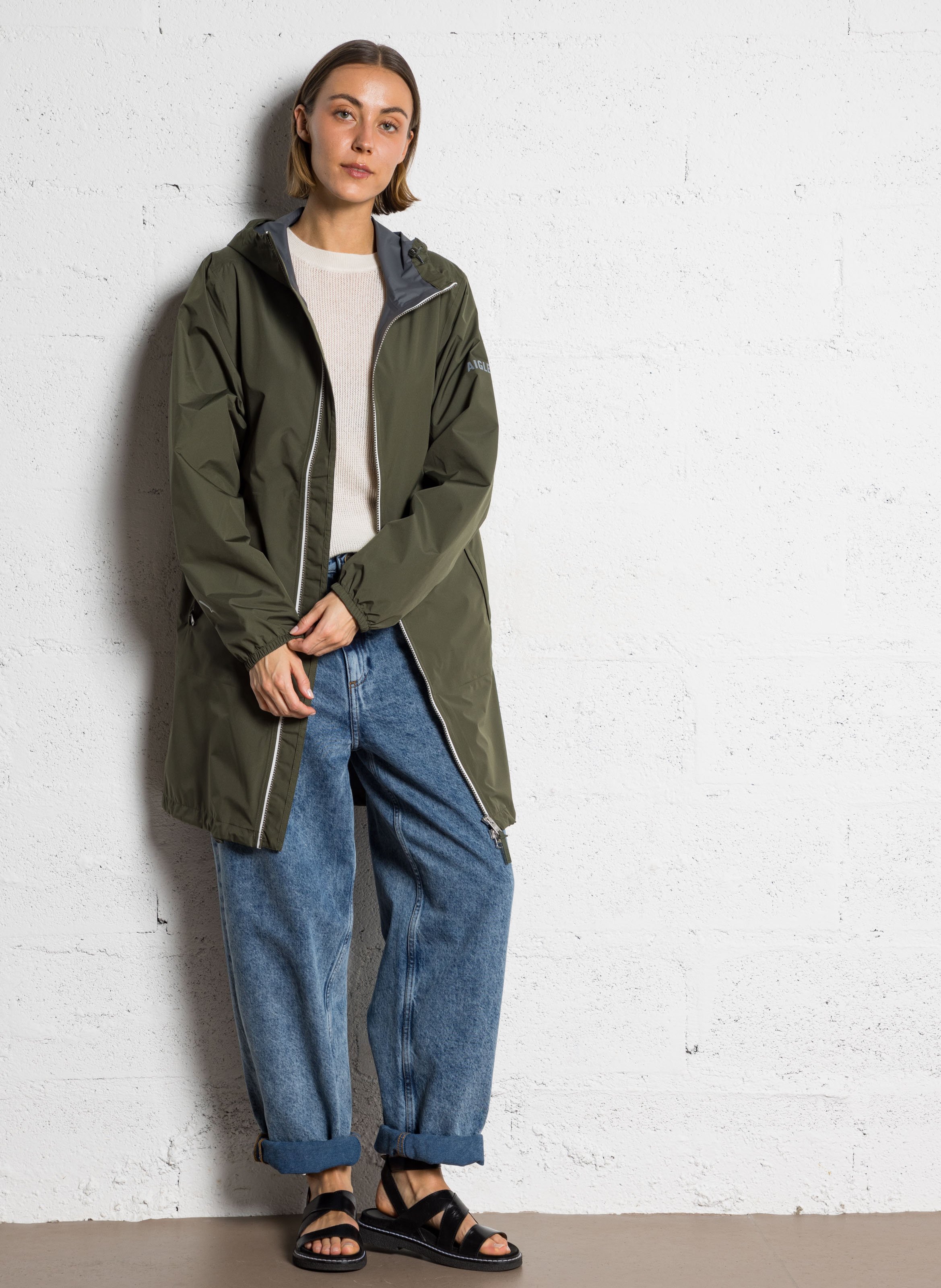 Ballonjeans aus Baumwolle AMERICAN VINTAGE Blau