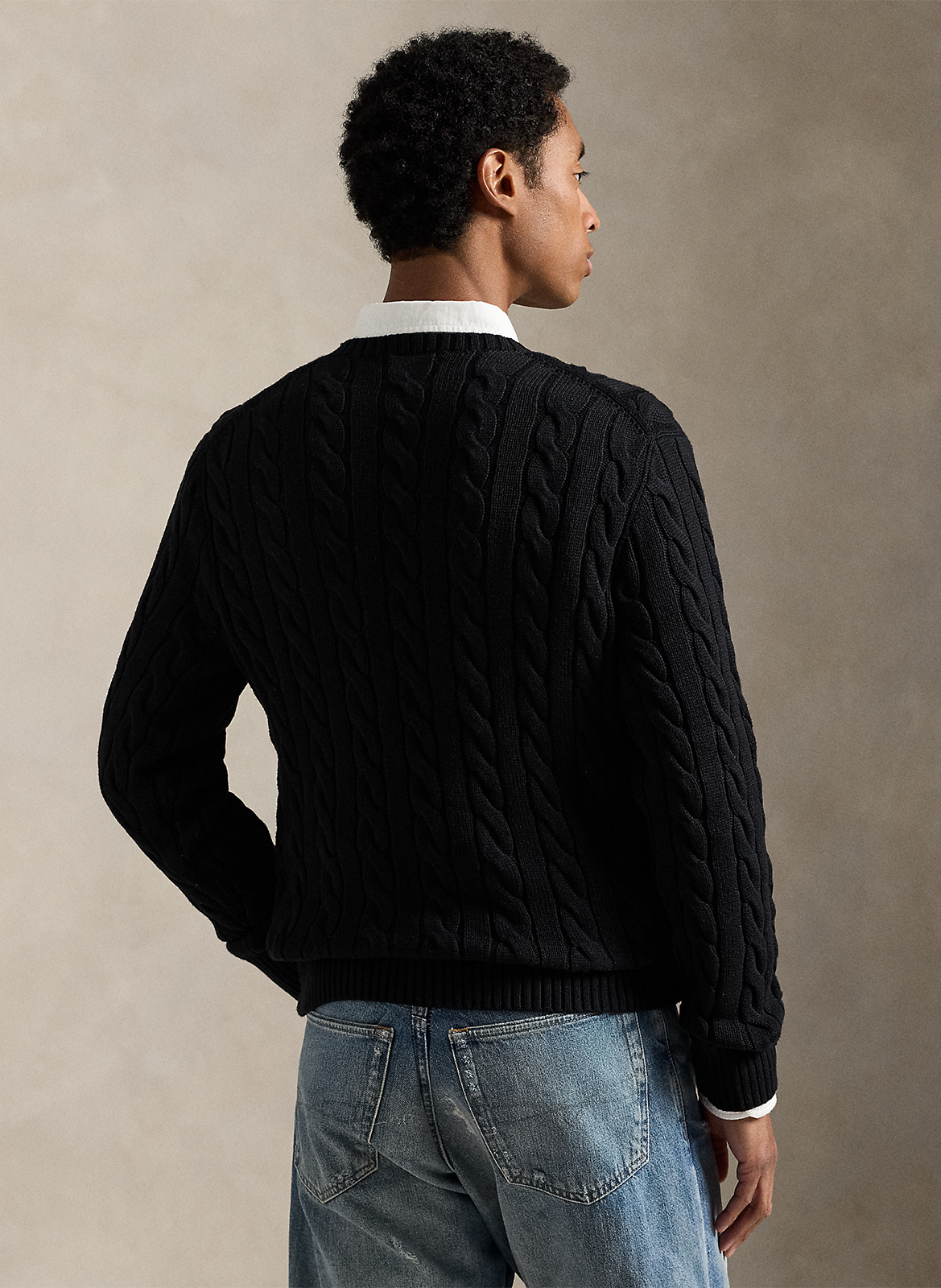 Cotton round-neck sweater  POLO RALPH LAUREN Black