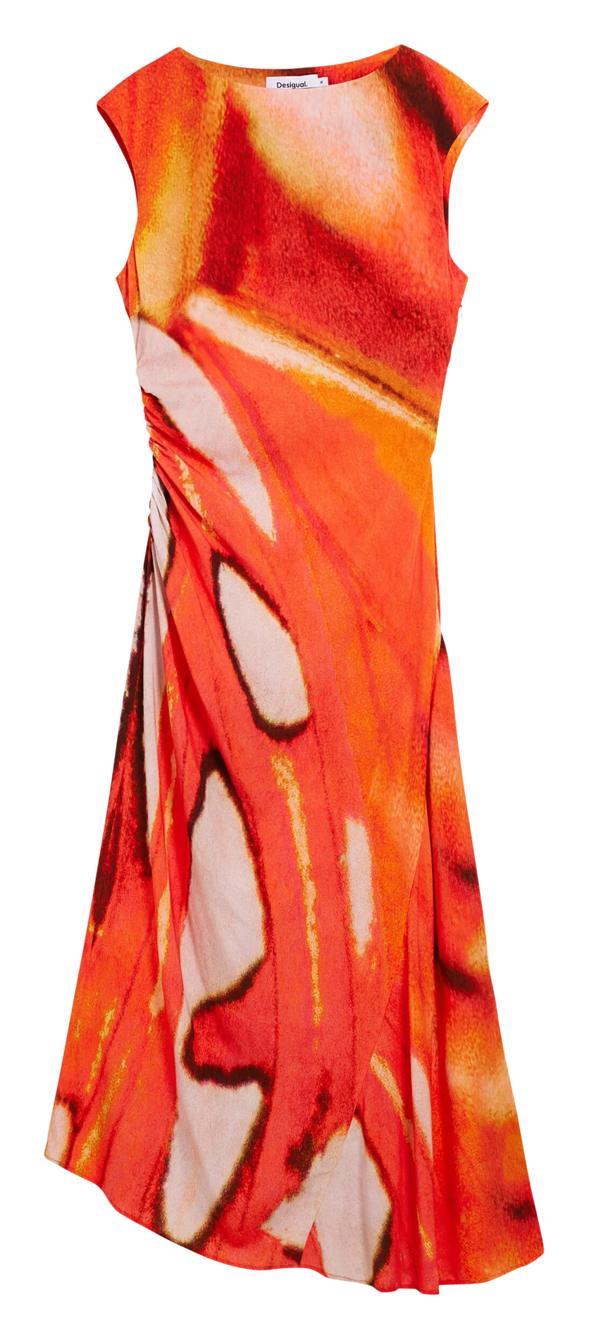 Robe longue imprimée  DESIGUAL Orange