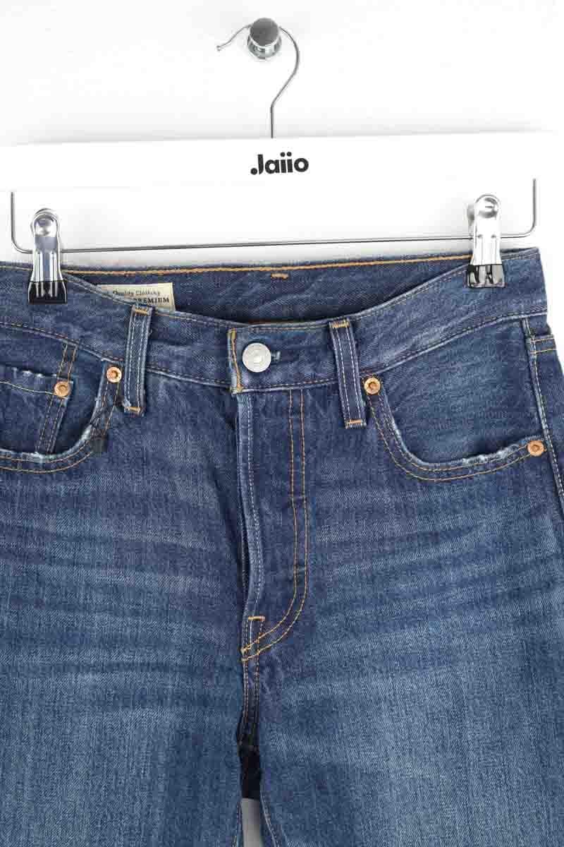 501 slim jeans in cotton LEVI'S - Seconde main Blue