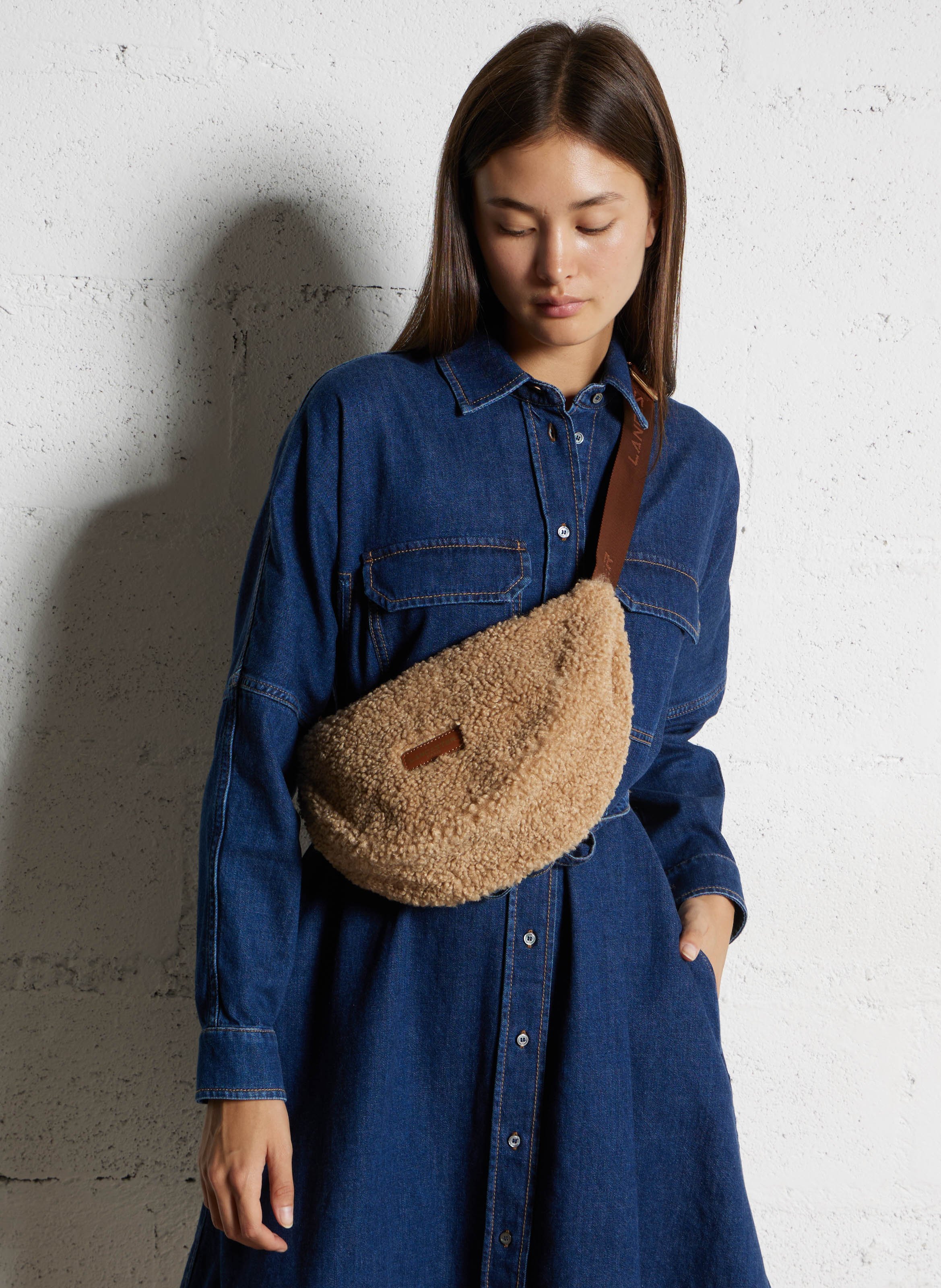 Leren crossbodytas  LANCASTER PARIS Bruin