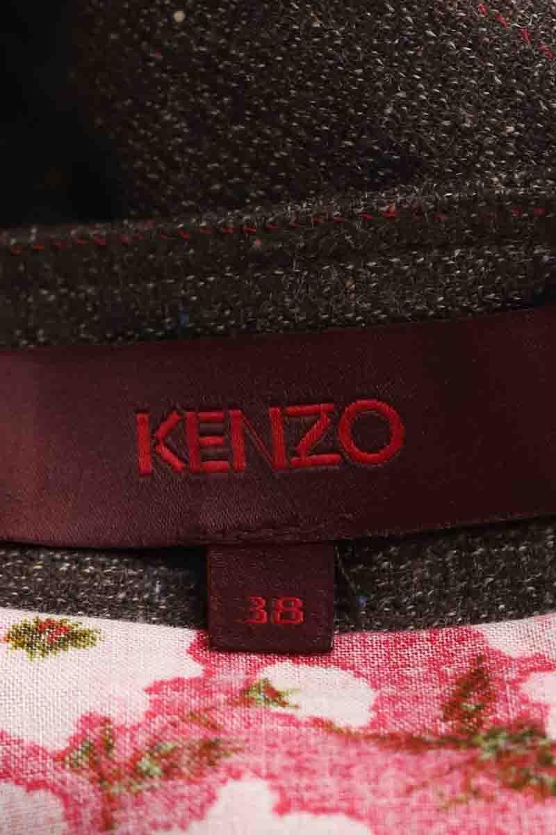 Wool skirt KENZO - SECONDE MAIN Brown