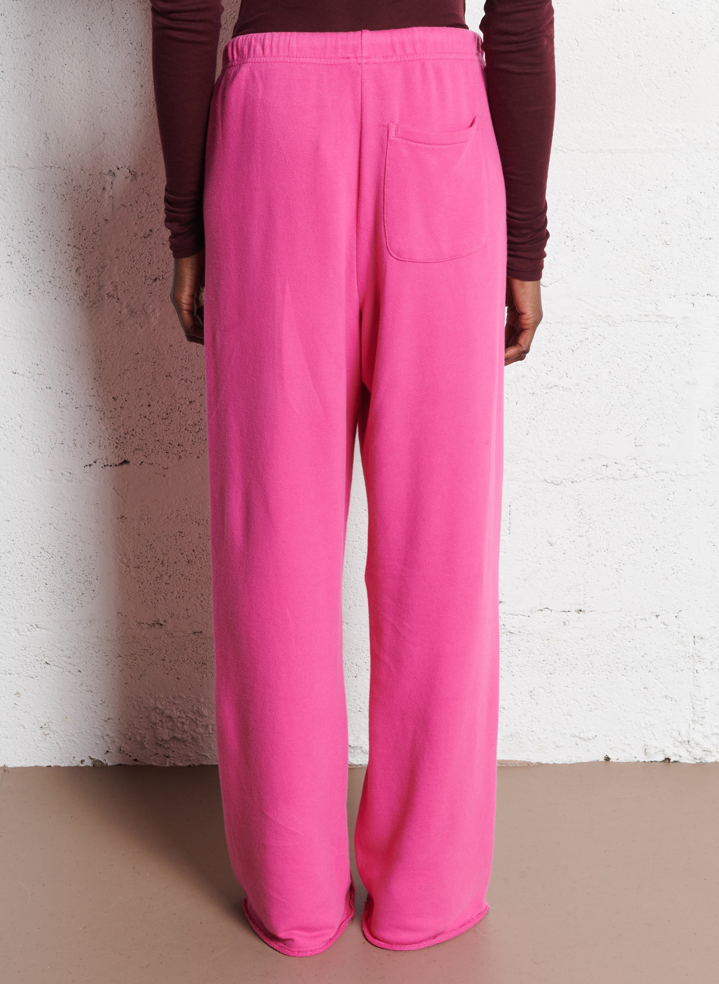 Loose-fit cotton-blend joggers AMERICAN VINTAGE Pink