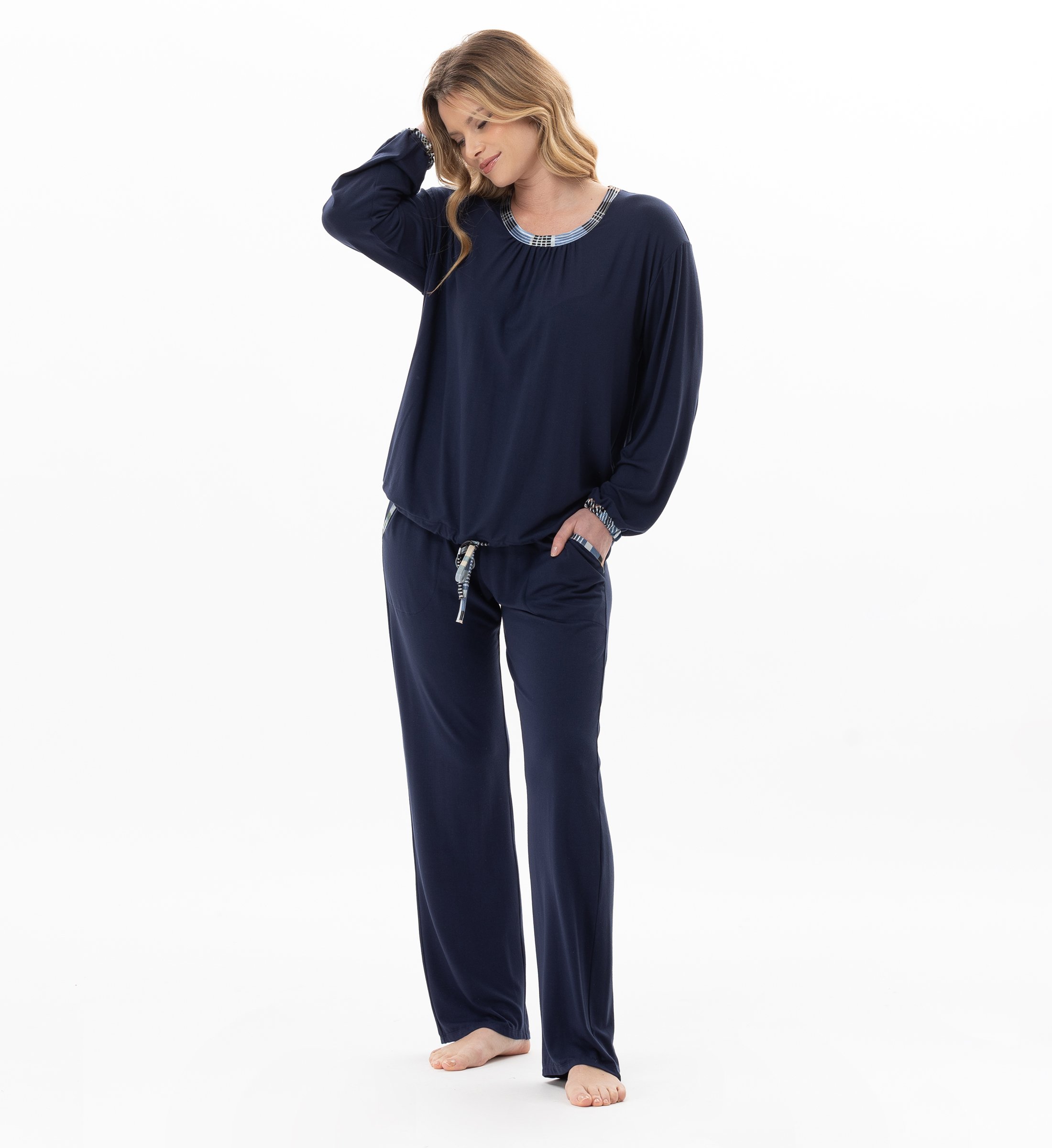 Jersey pajamas LE CHAT Blue