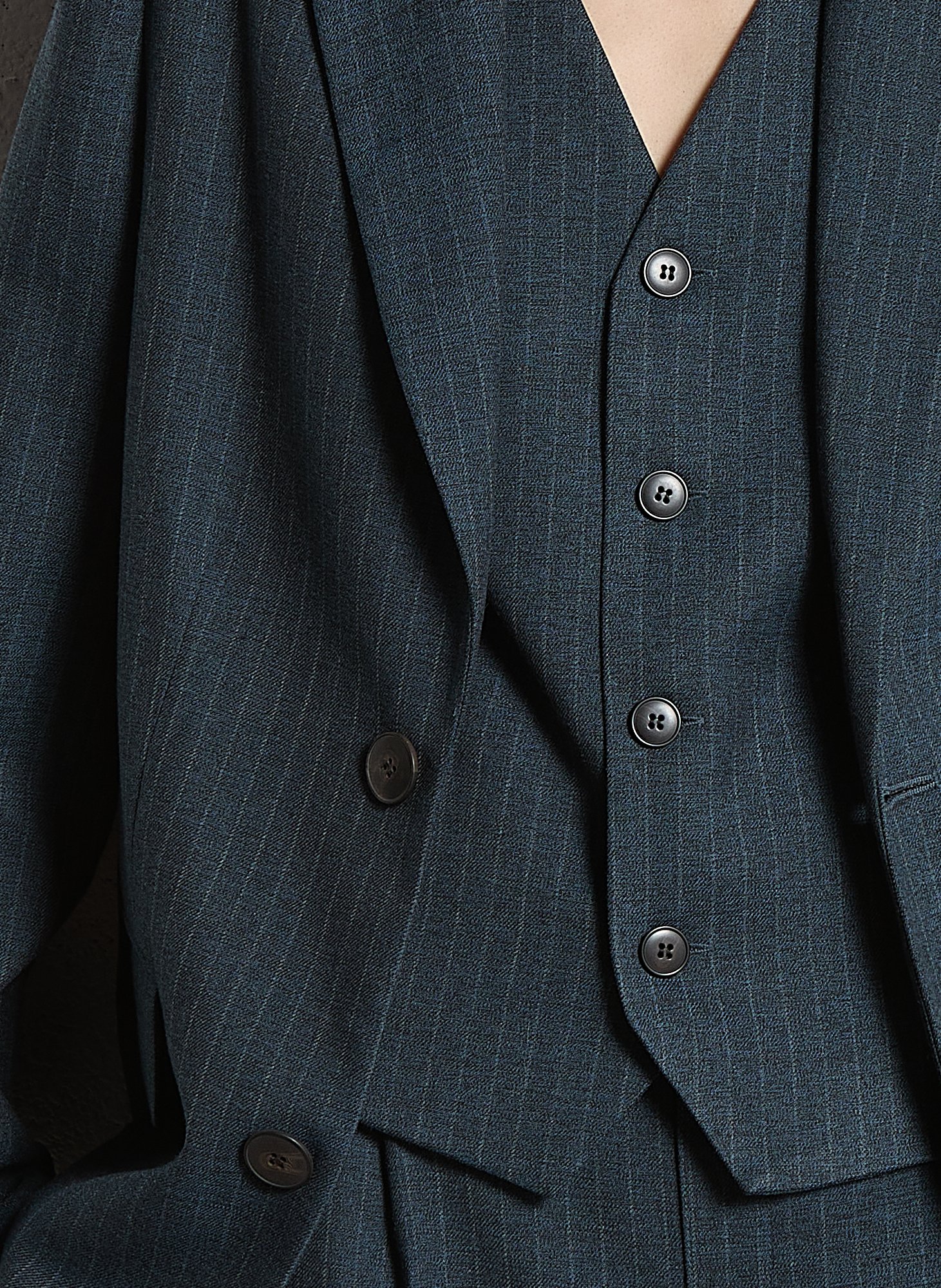 Striped suit jacket MAISON 123 Grey