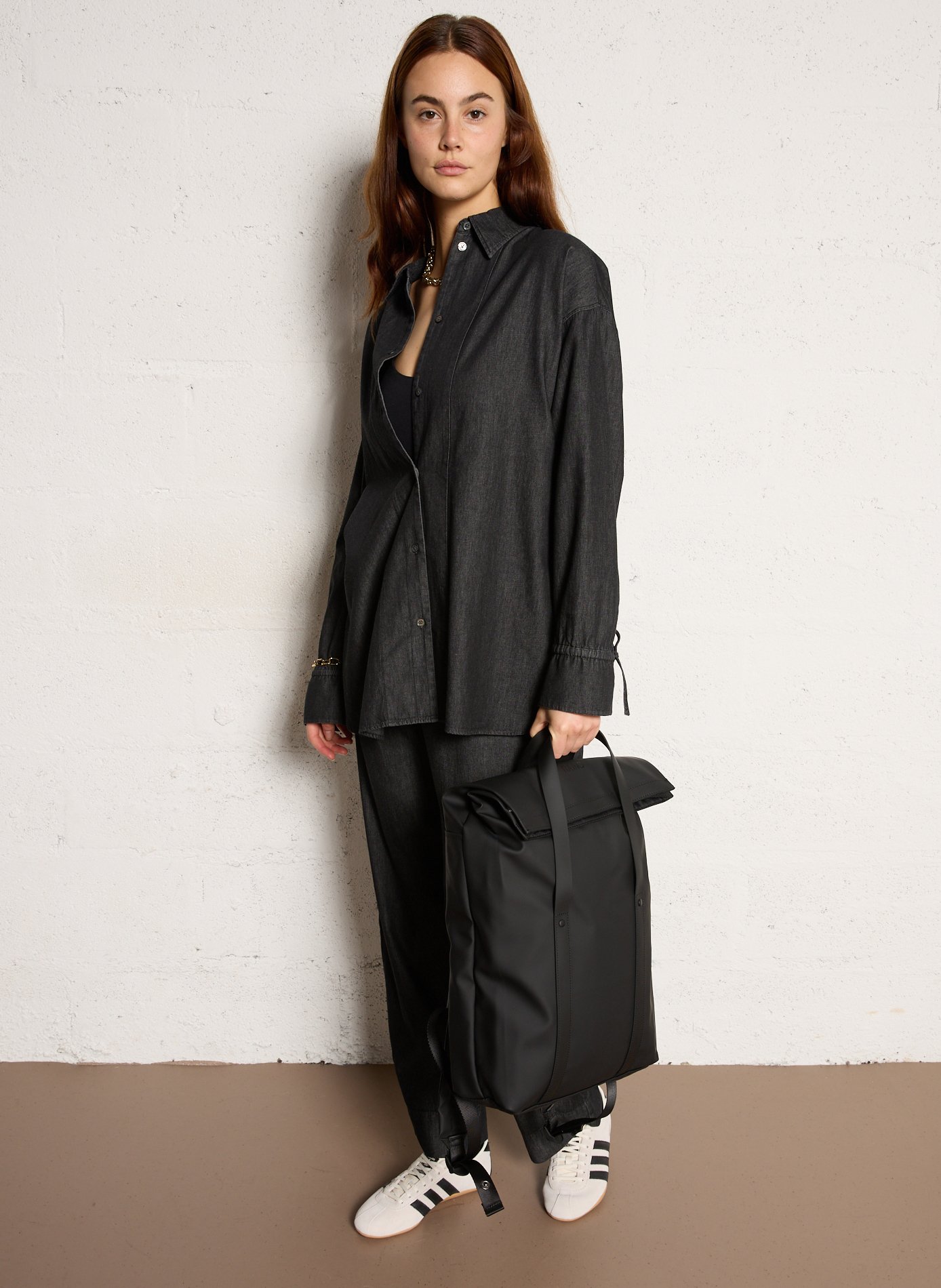 Waterproof backpack RAINS Black