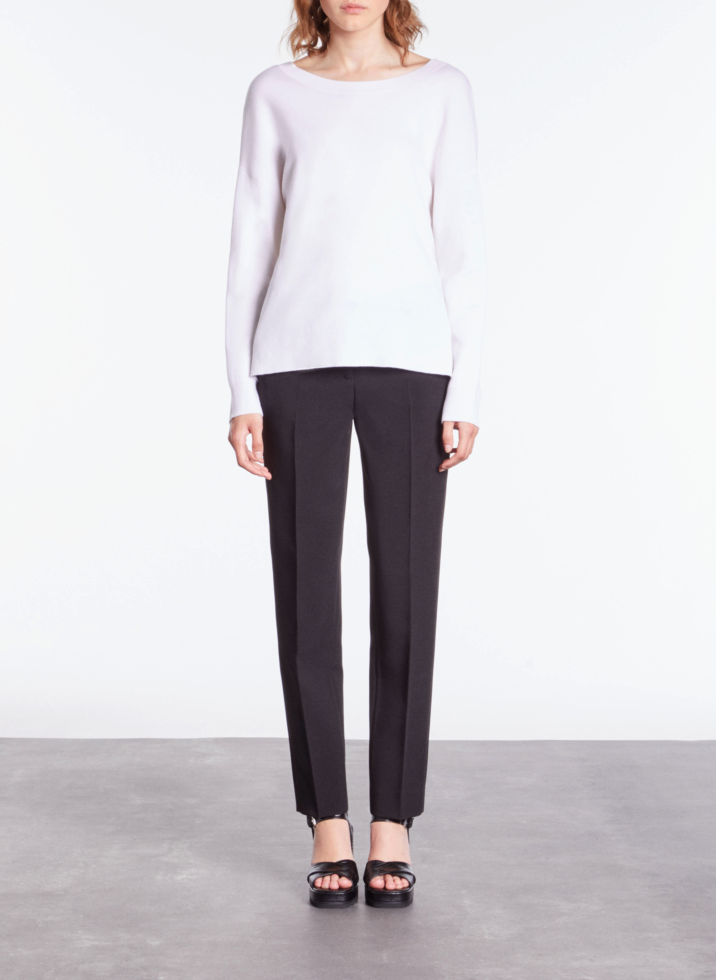 Pull col rond en laine mélangée  THE KOOPLES Multicolore