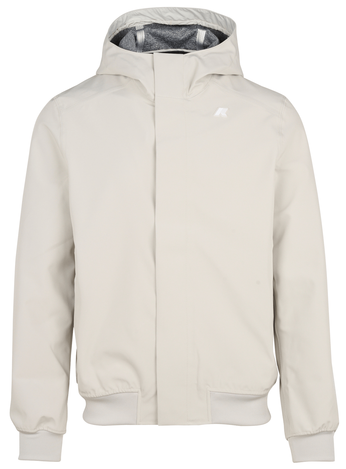 High-neck raincoat K-WAY Beige