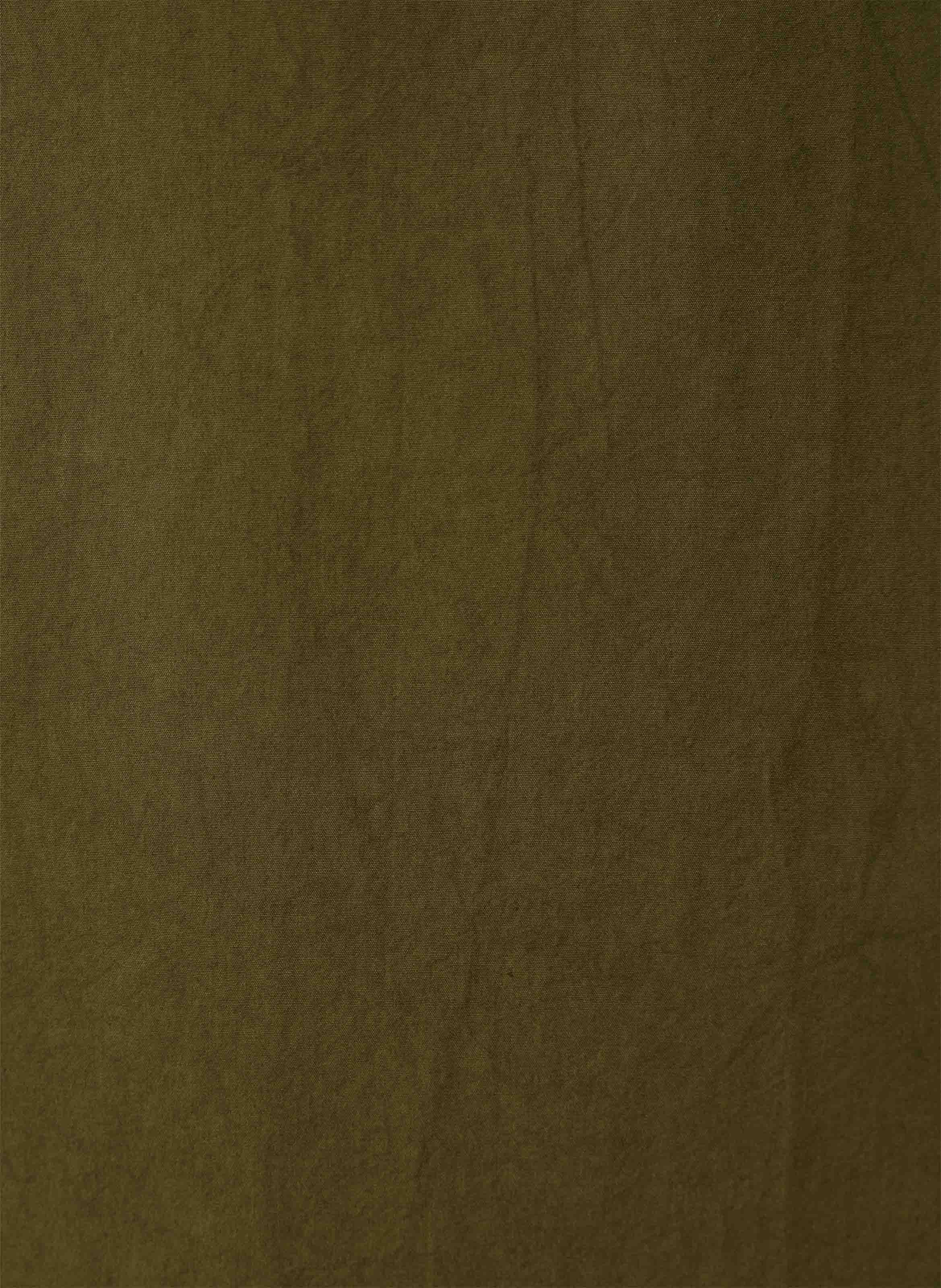 Robe longue ample col V unie HUMILITY Vert