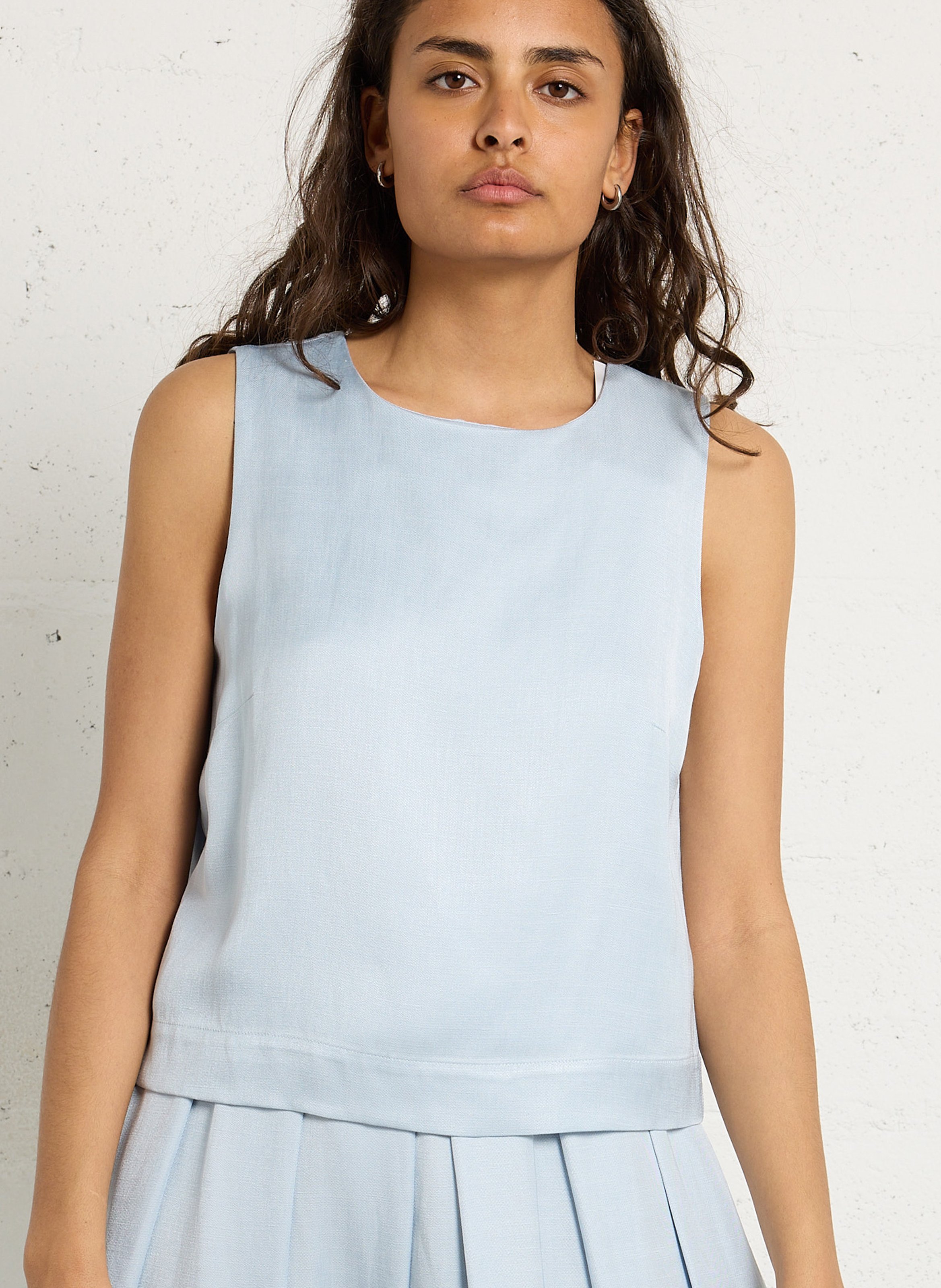 Round-neck top MAISON 123 Blue