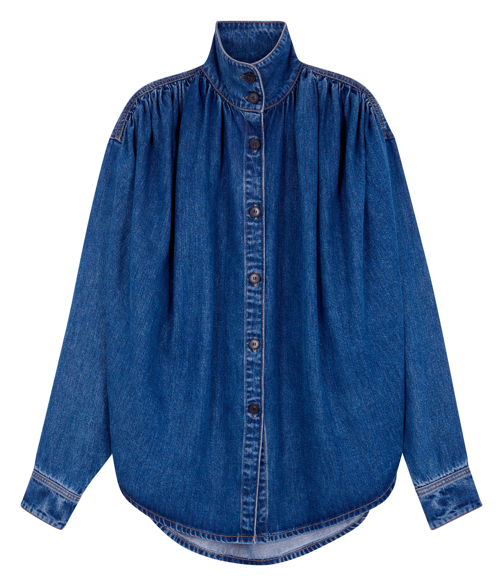 Blouse met opstaande kraag  IRO Blauw