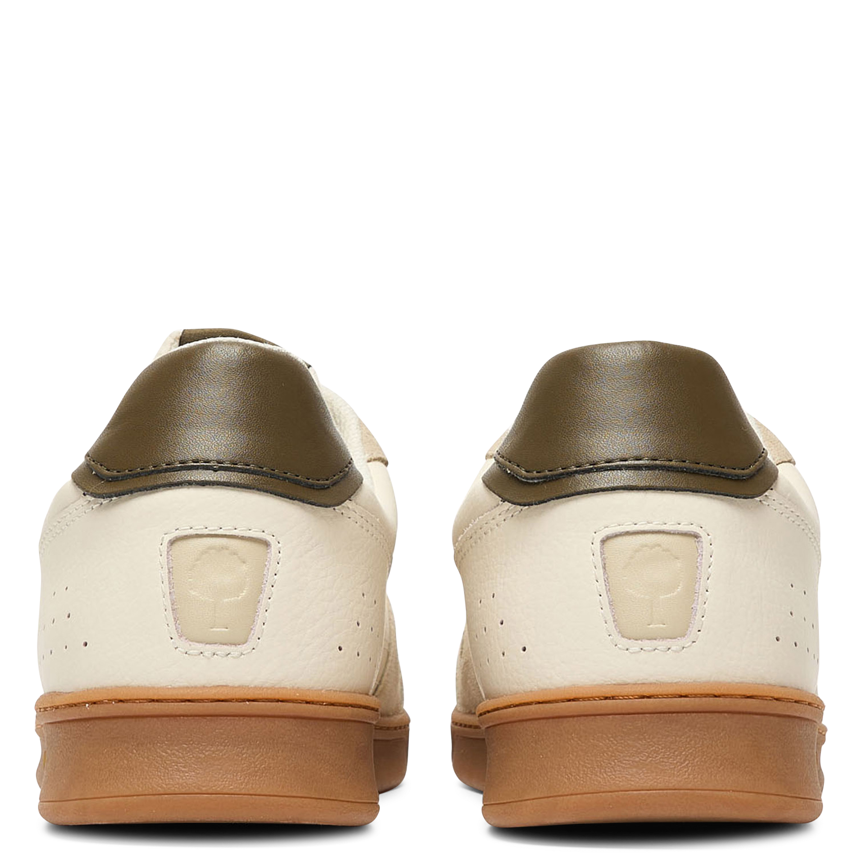 Baskets basses en cuir FAGUO Multicolore