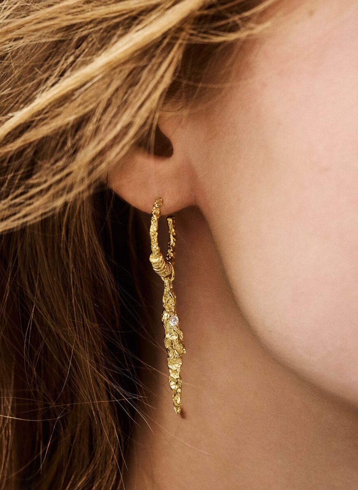 Boucle d'oreille BA&SH Doré