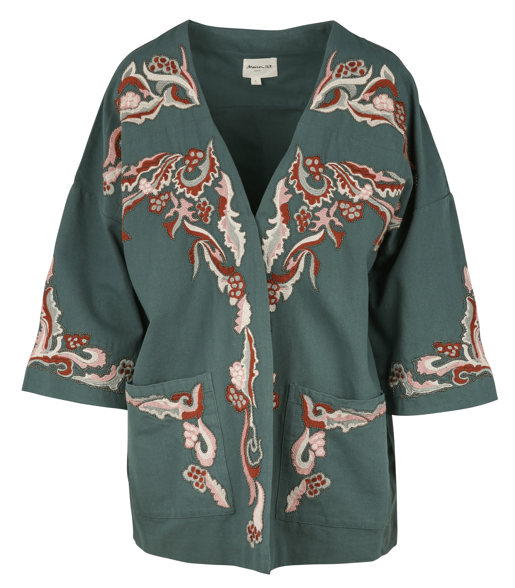 Safari-type jacket MAISON 123 Blue