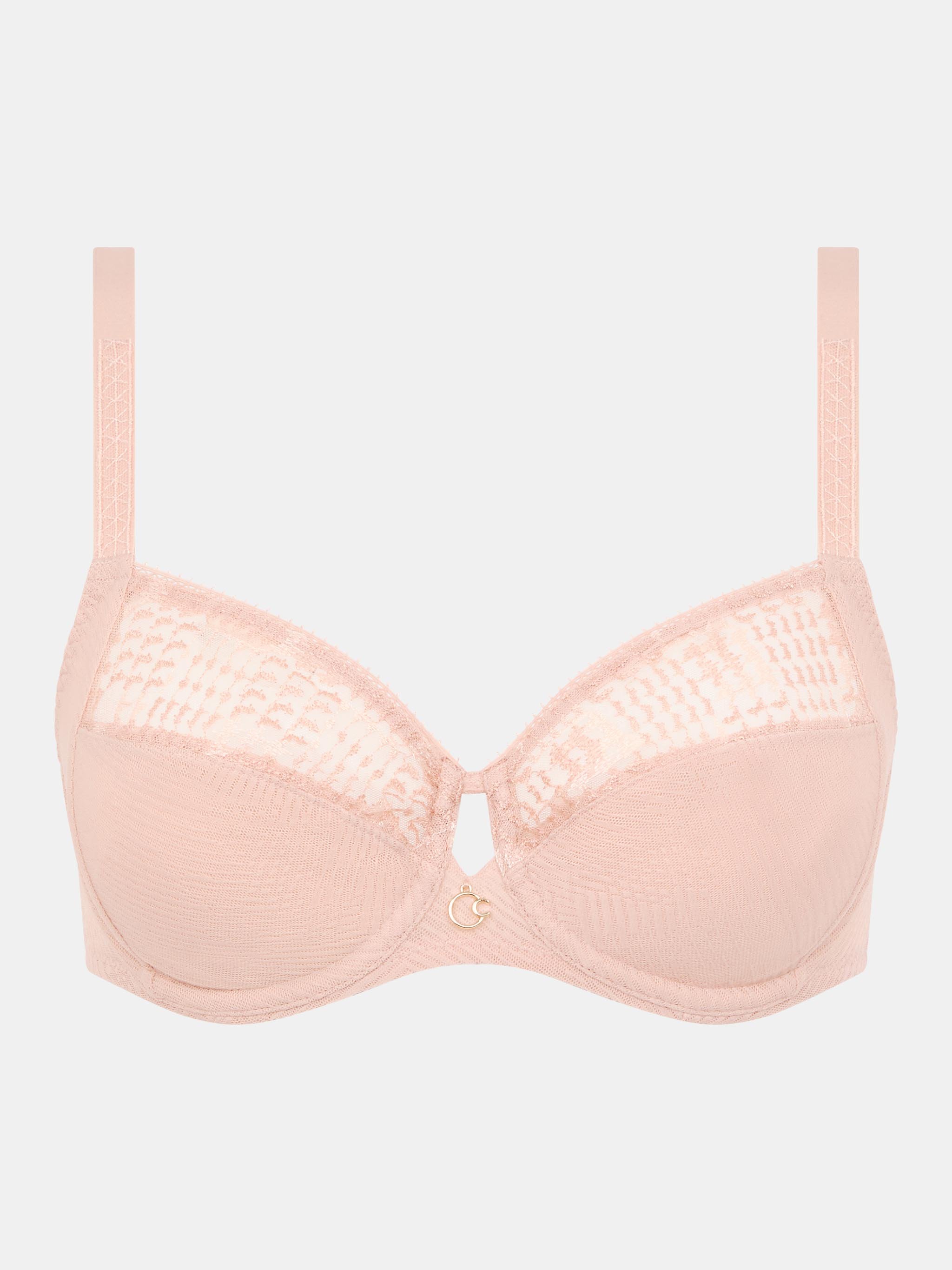 Very supportive embroidered bra | Beige CHANTELLE Women