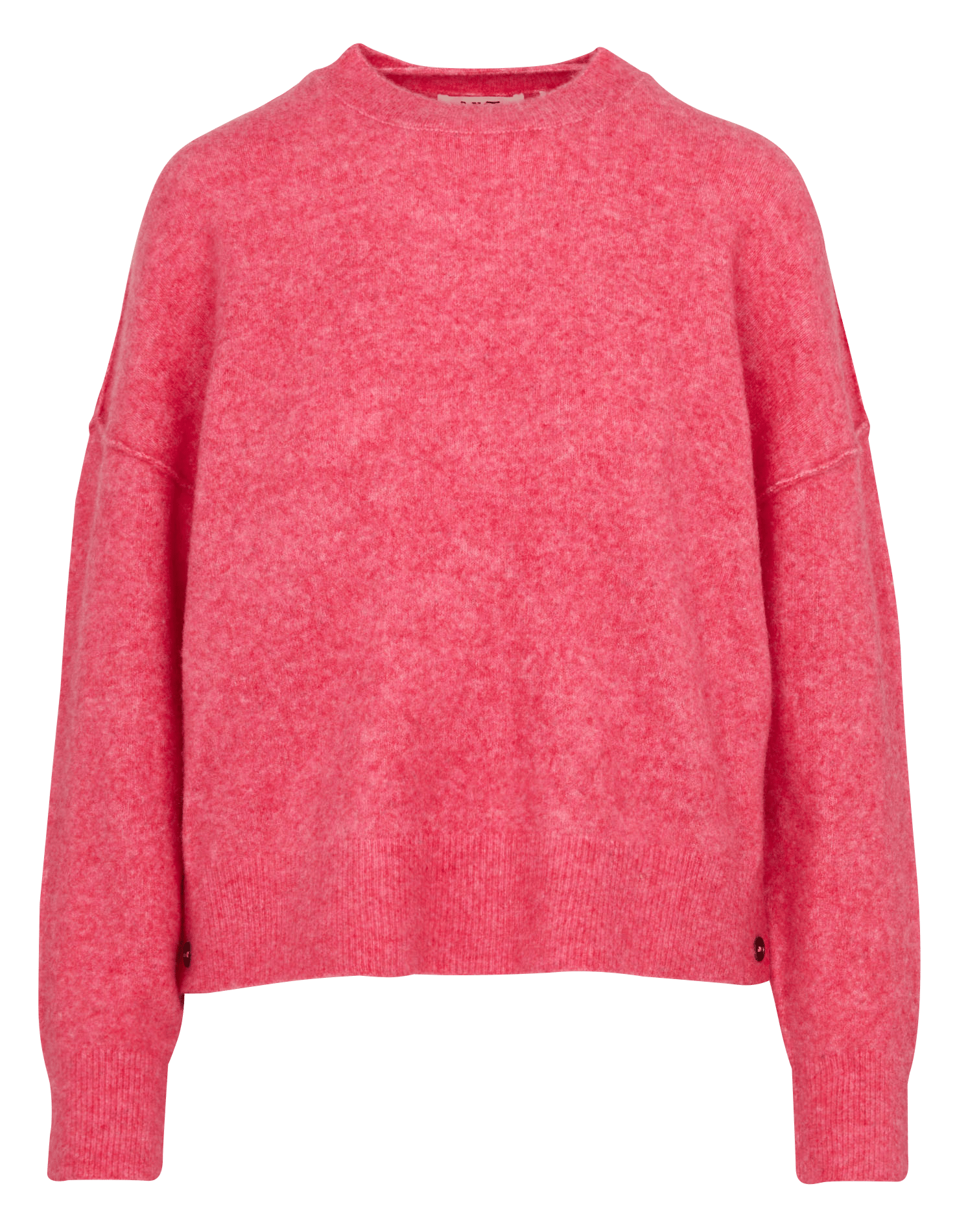 Pull ample col rond en laine mélangée MKT