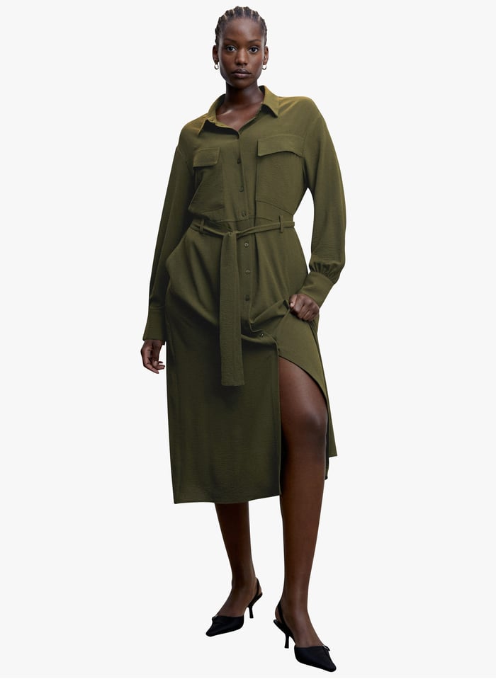 robe chemise longue mango - Main Image