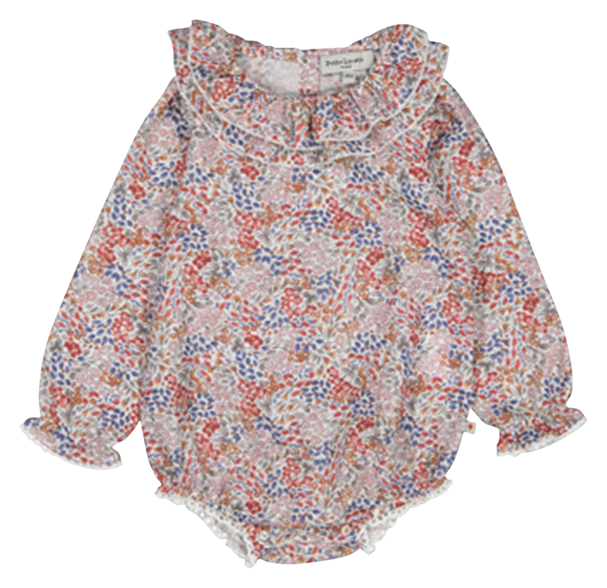 Barboteuse imprimée en coton bio  PETITE LUCETTE