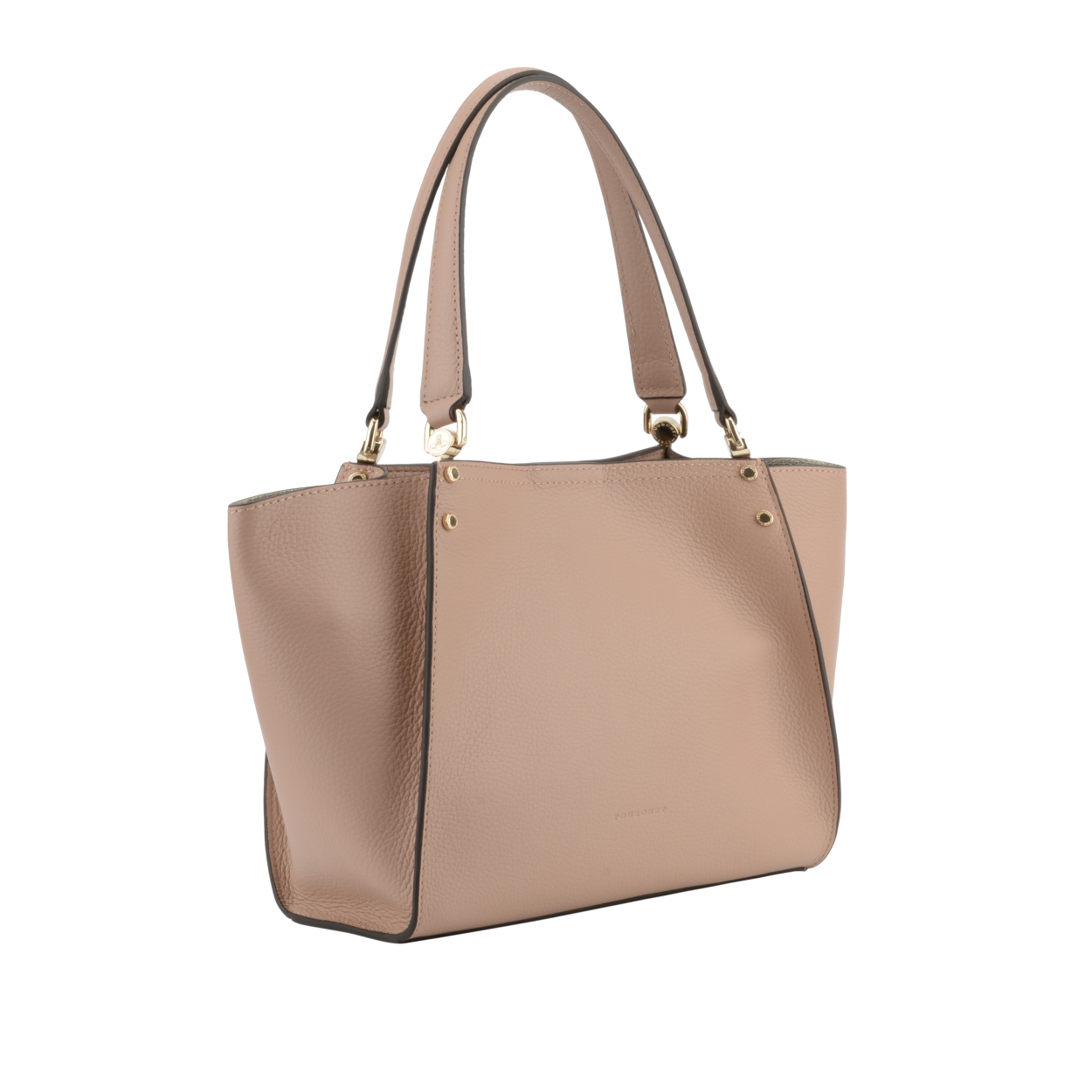 Billy L leather bag  POURCHET Brown
