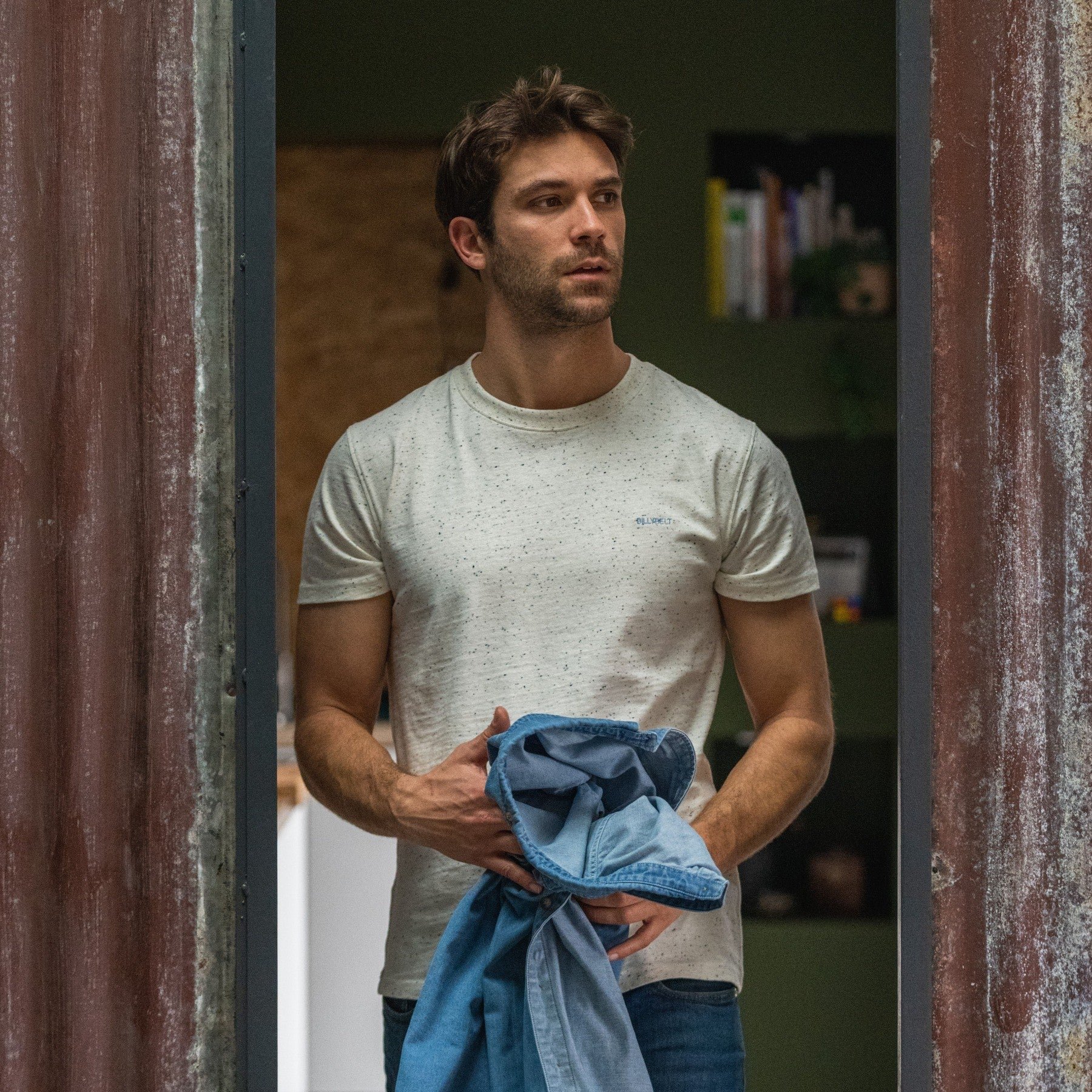 Authentic organic cotton T-shirt Beige