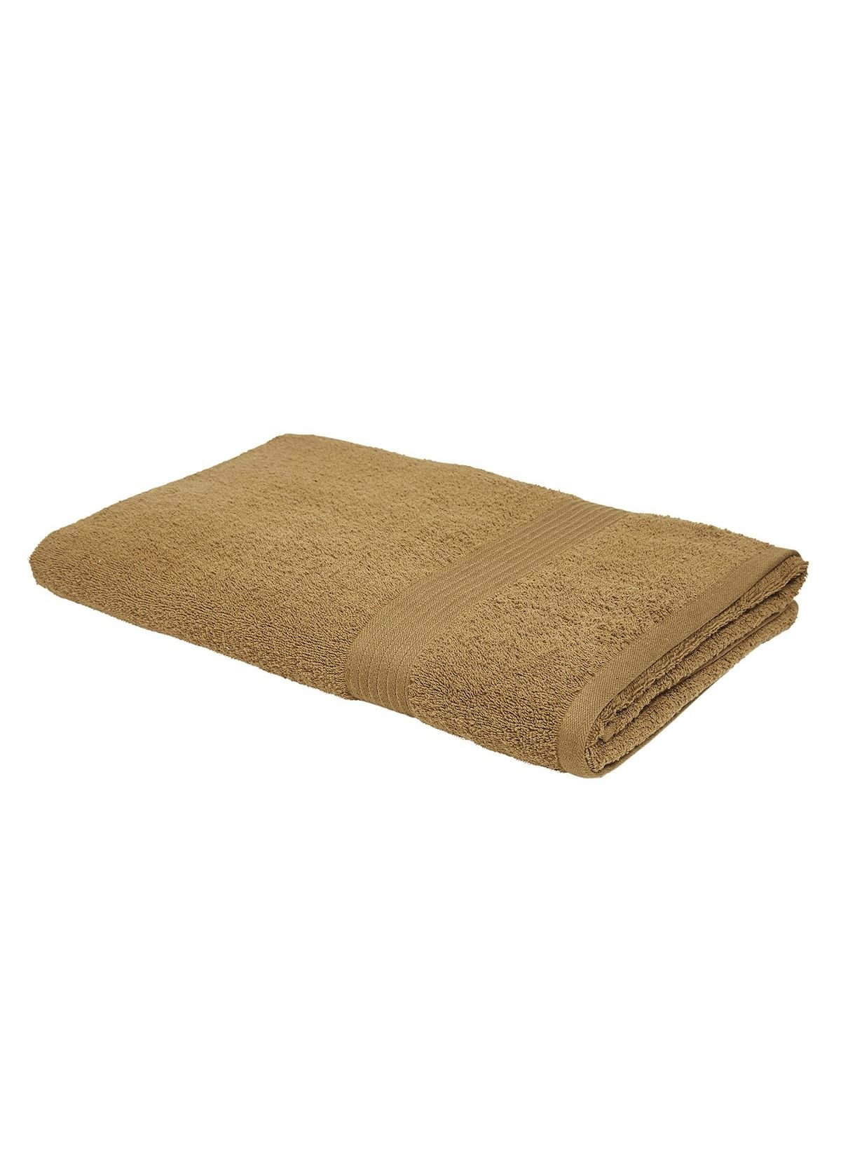 Solid color cotton beach towel TODAY LINGE DE MAISON Brown
