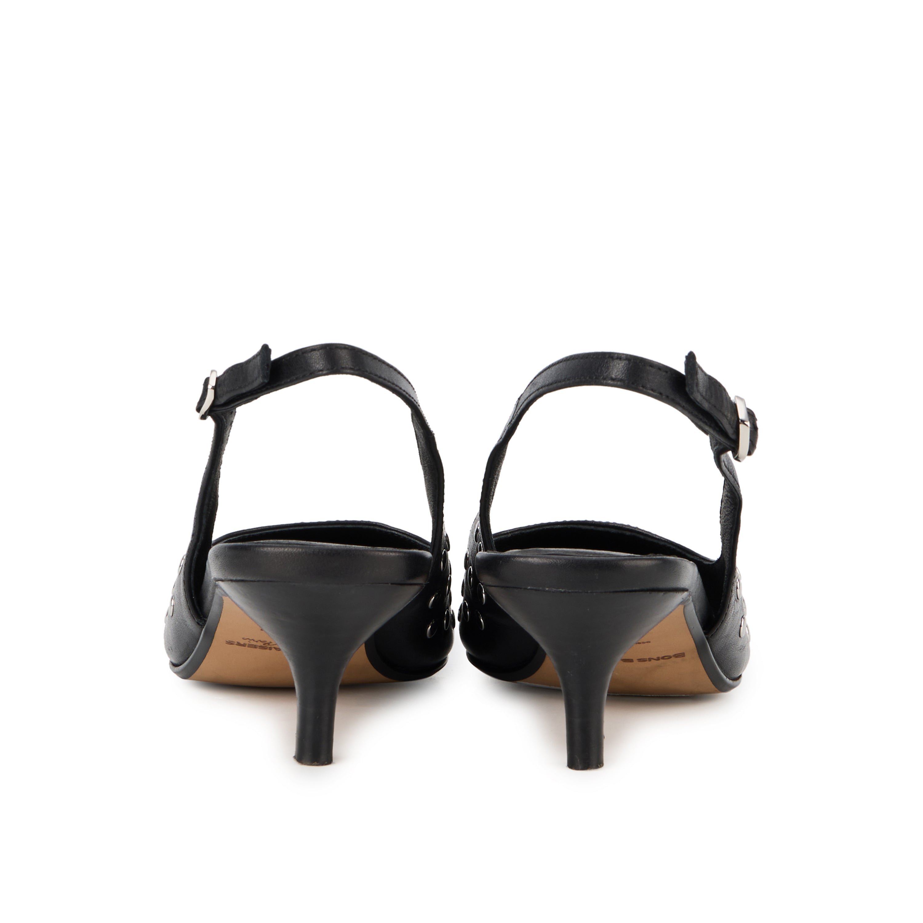 Beyou suede high heels  BONS BAISERS PARIS Black