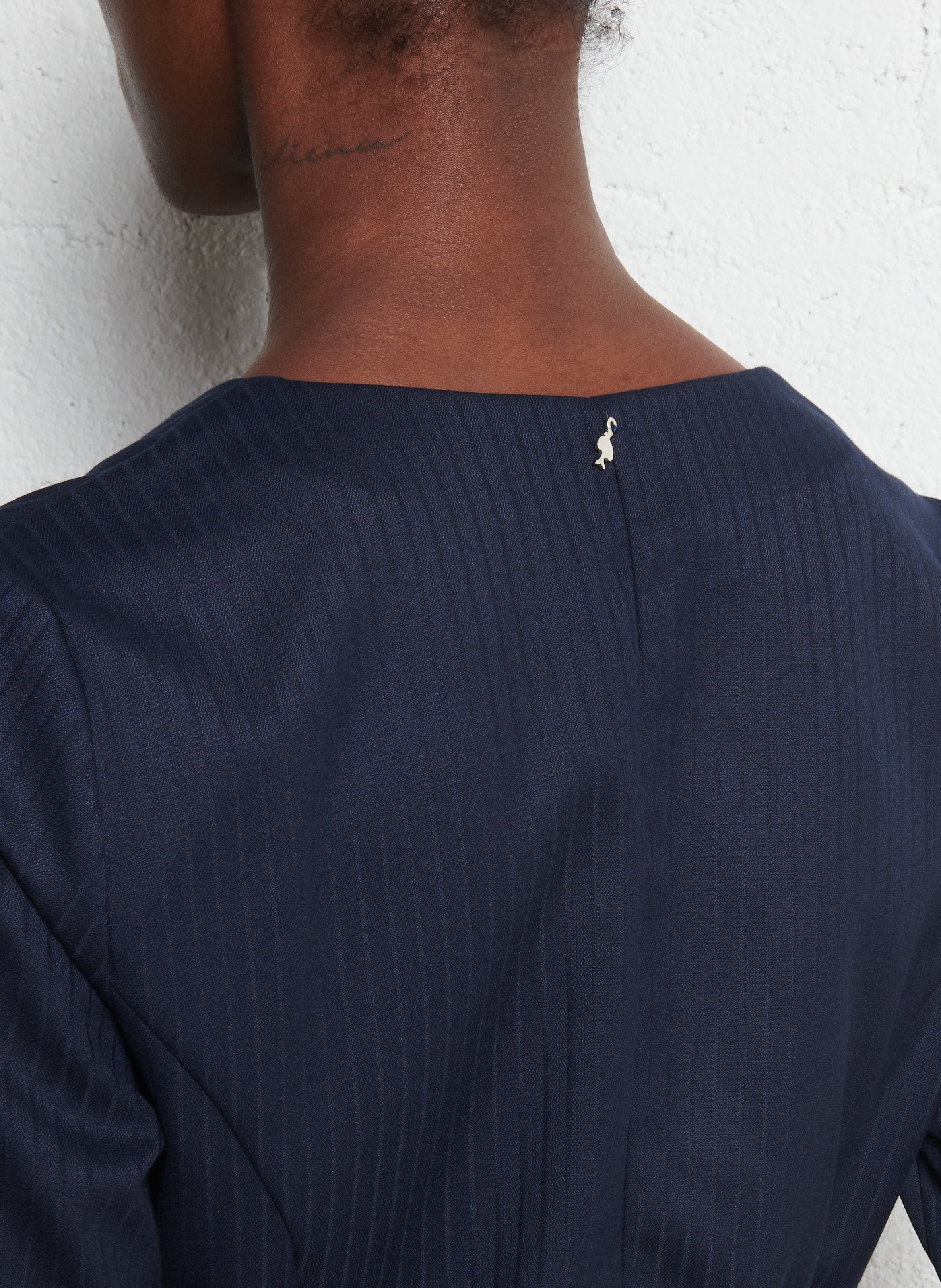 Combinaison droite rayée ONE STEP Bleu