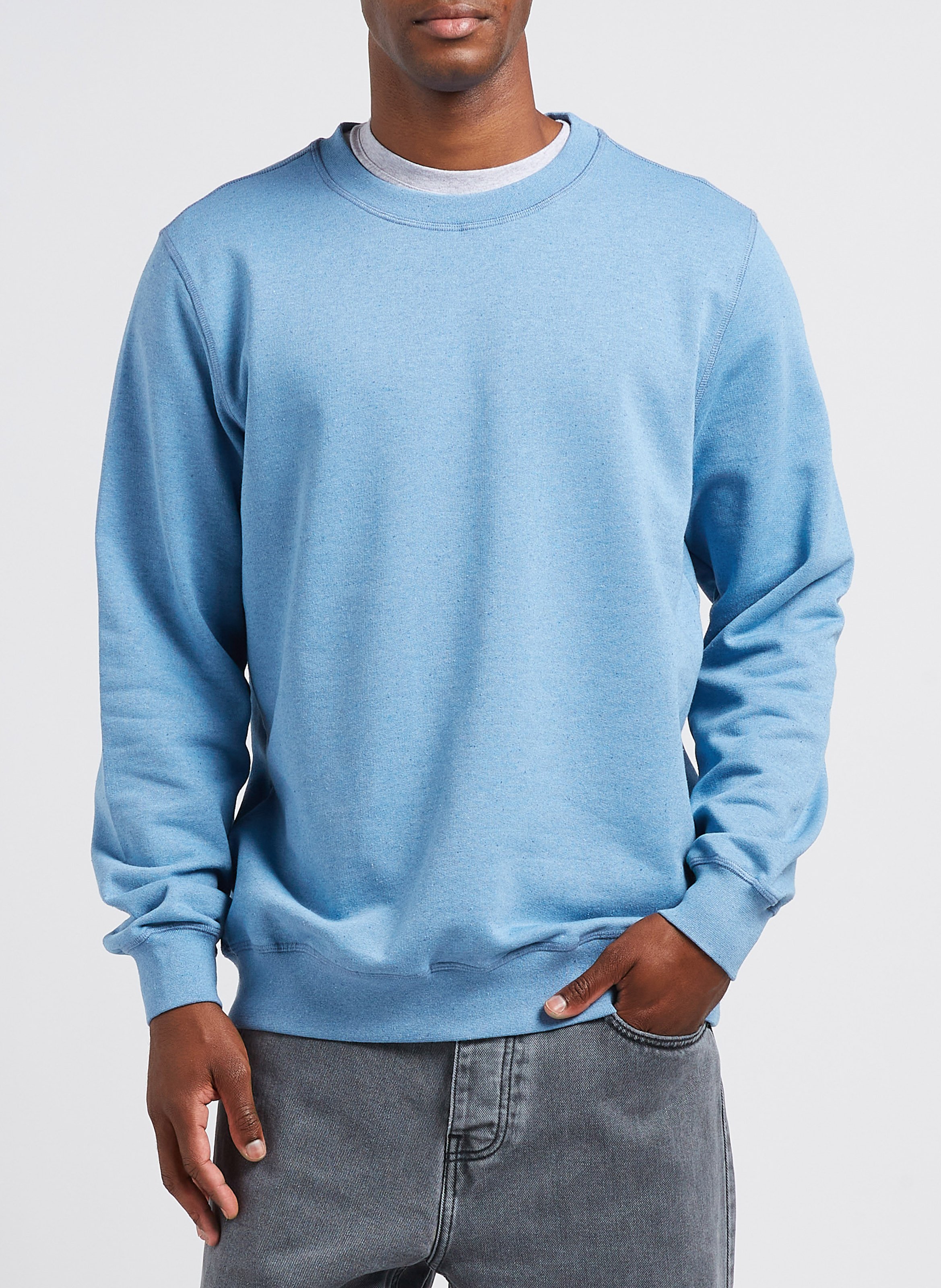 Pull col rond en coton mélangé  KNOWLEDGE COTTON APPAREL