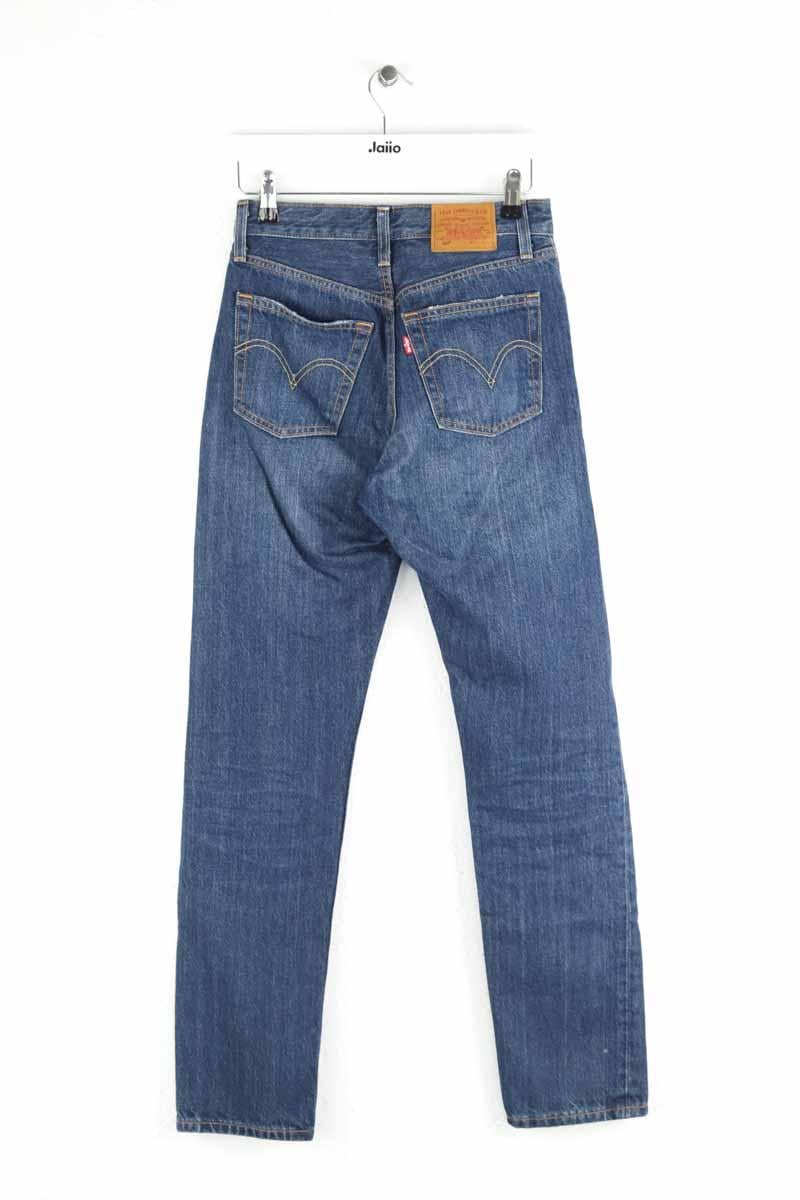 501 slim jeans in cotton LEVI'S - Seconde main Blue