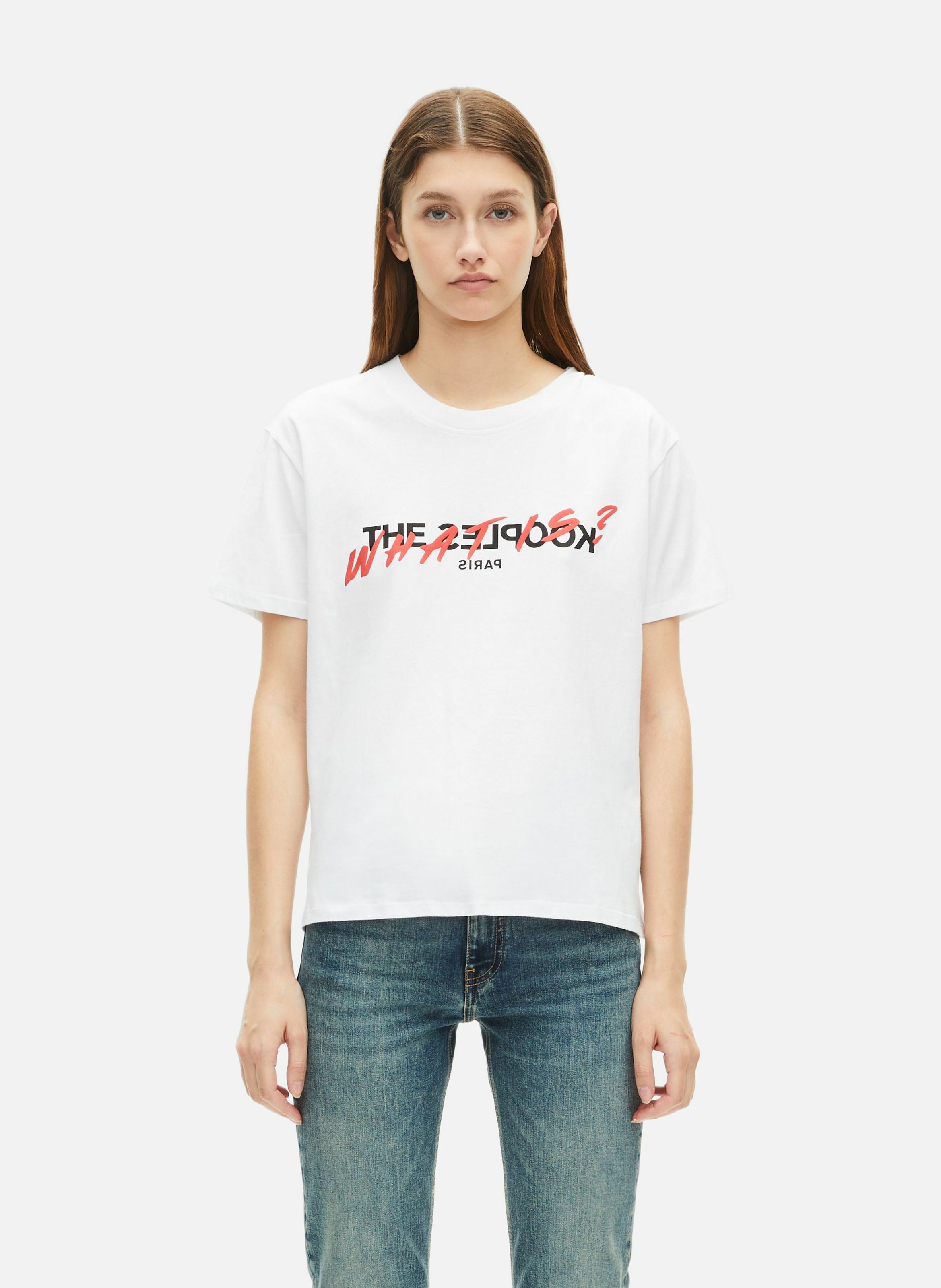 Printed logo T-shirt THE KOOPLES White