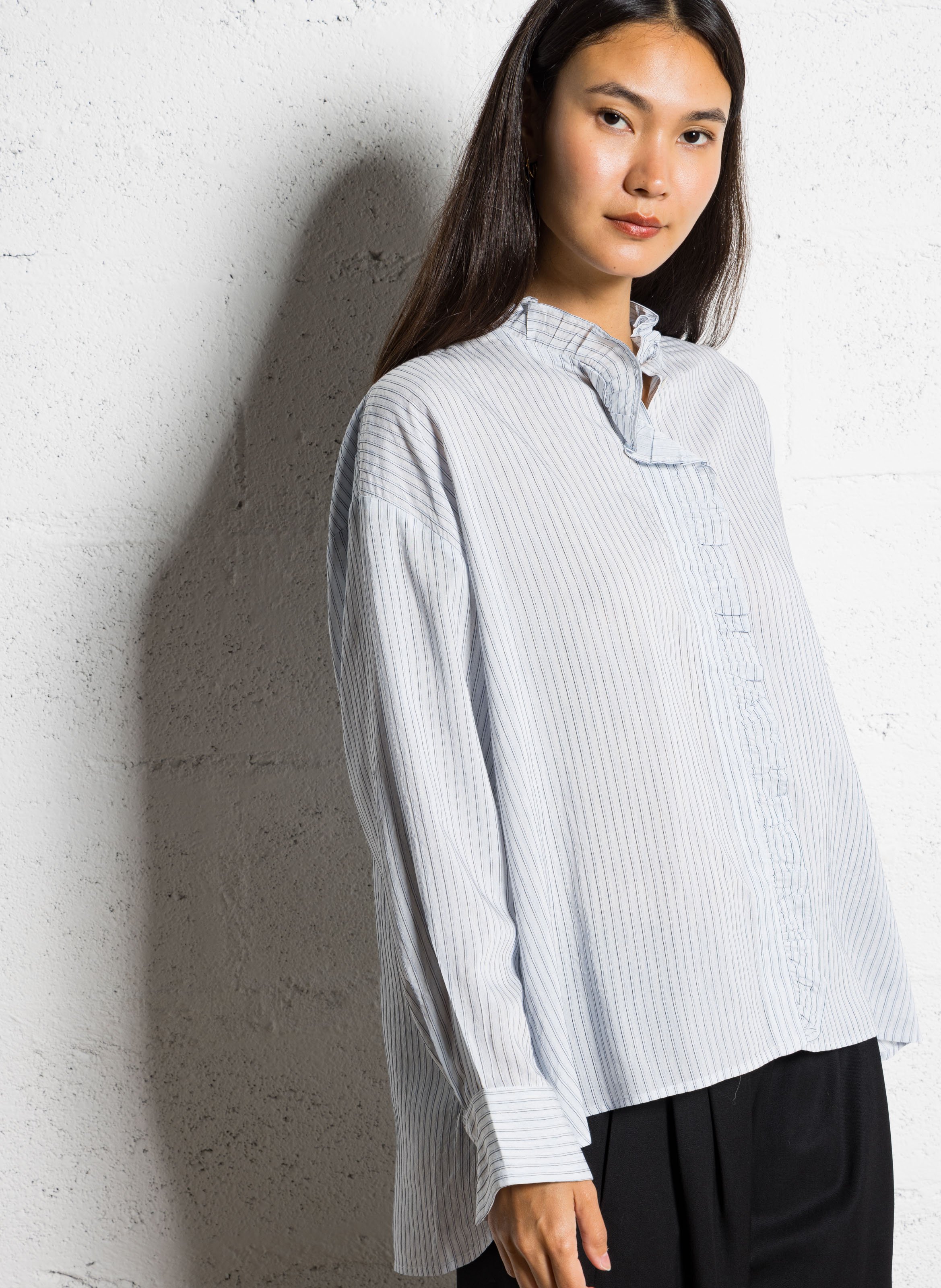 Chemise oversize col victorien MASSCOB Multicolore