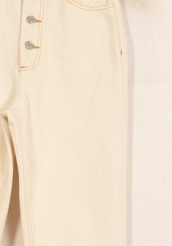 Cropped slim jeans with studs SEZANE - Seconde main Beige