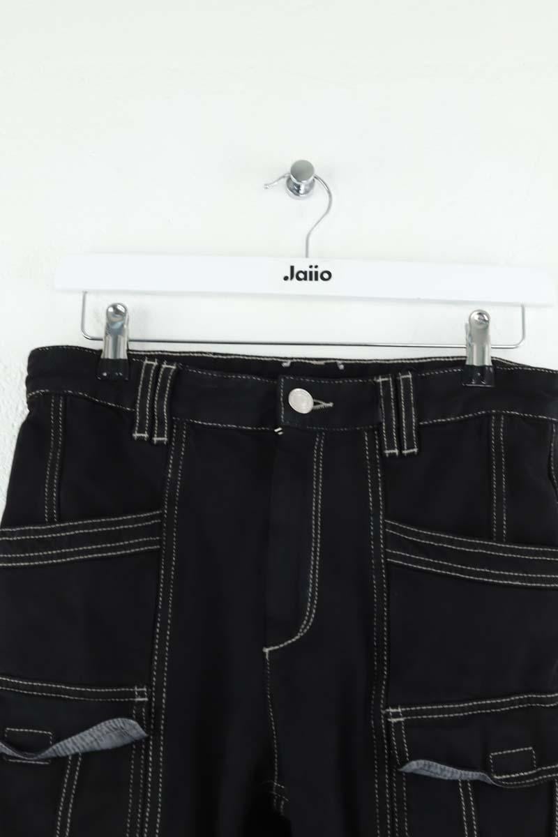 Cotton straight jeans ISABEL MARANT - Seconde Main Black